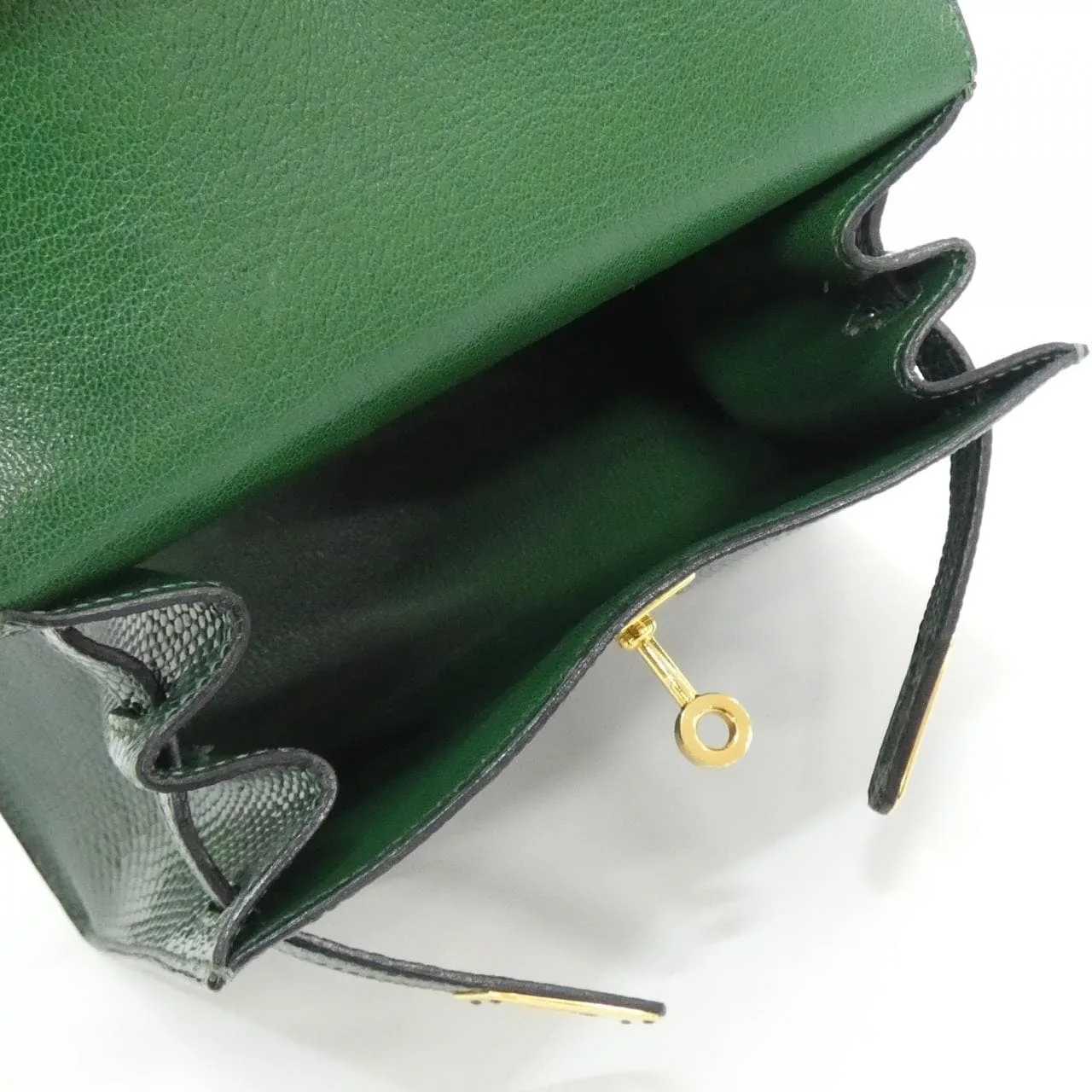 HERMES Kelly 011758CC Handbag Black Rank A - Thumbnail 7