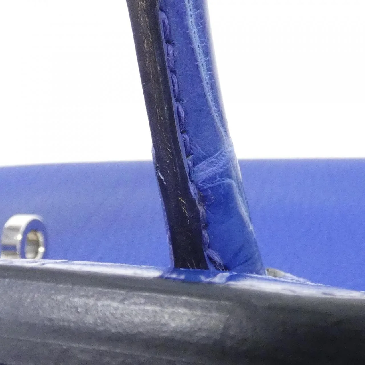 HERMES Birkin 076218CK Handbag Togo Blue Togo Leather Rank A - Thumbnail 7