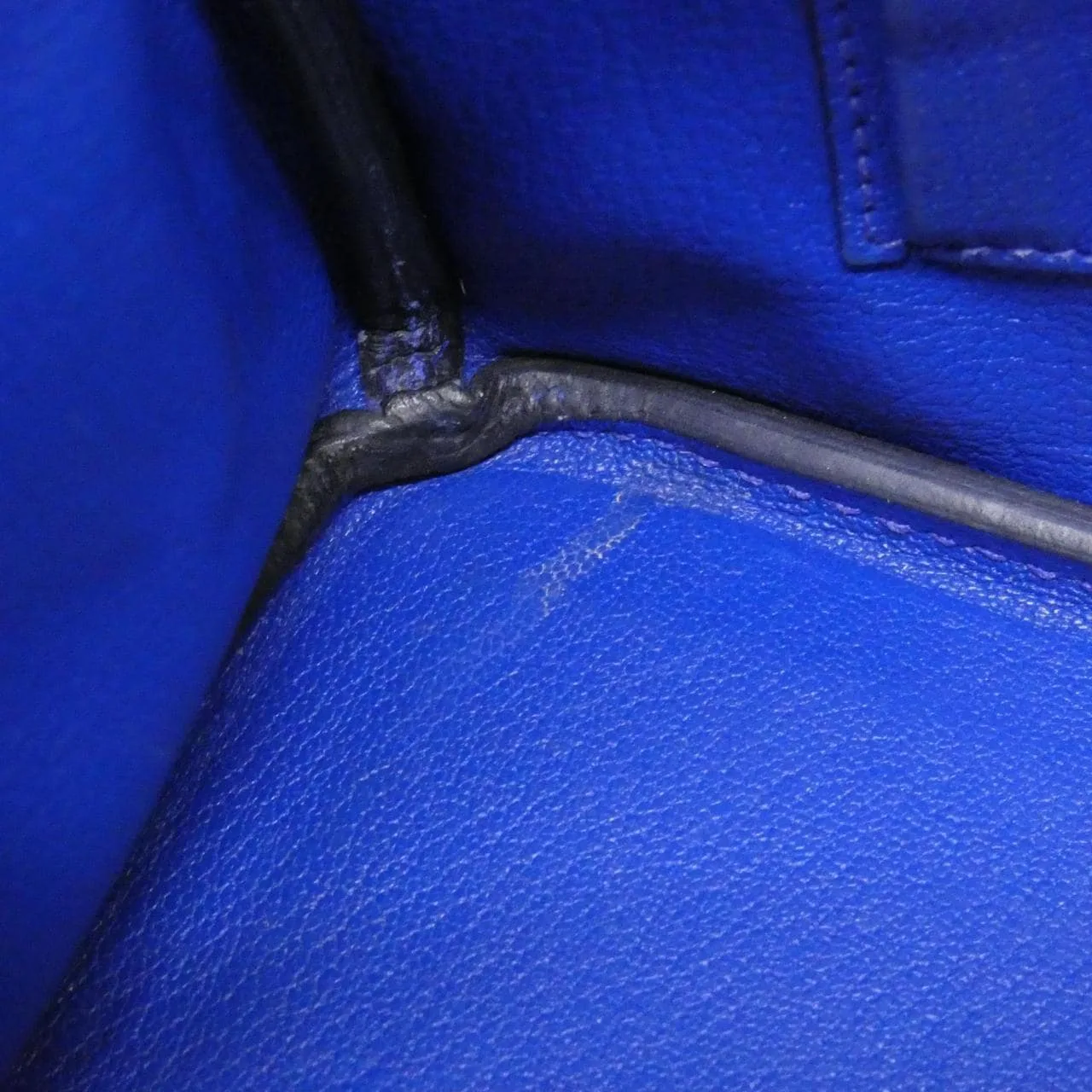 HERMES Birkin 076218CK Handbag Togo Blue Togo Leather Rank A - Thumbnail 10