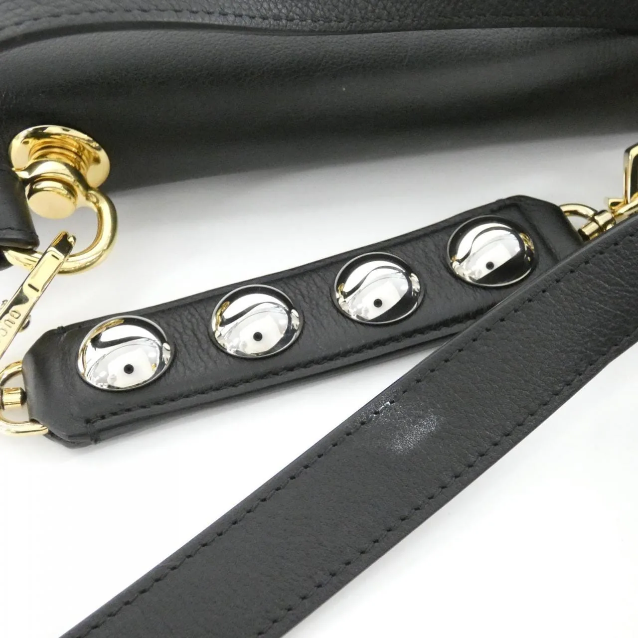 GUCCI 721172 UXXAG Shoulder Leather Black Leather Rank A - Thumbnail 5