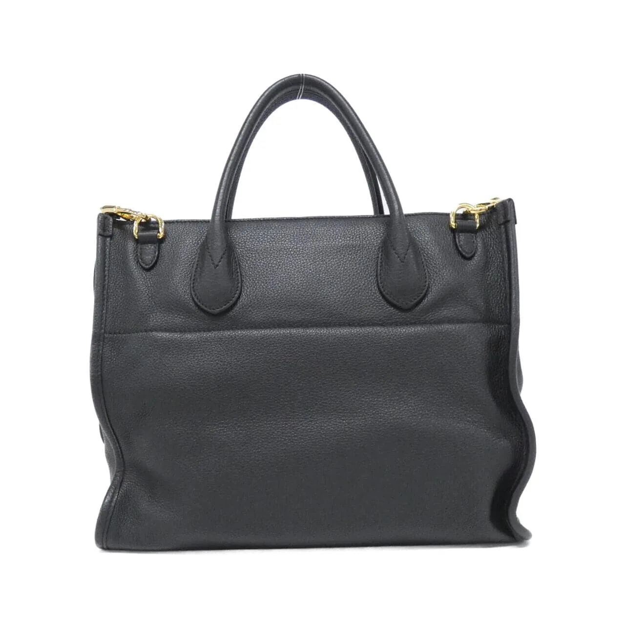 GUCCI 674822 0E8IG Handbag Leather Black Leather Rank A - Thumbnail 2