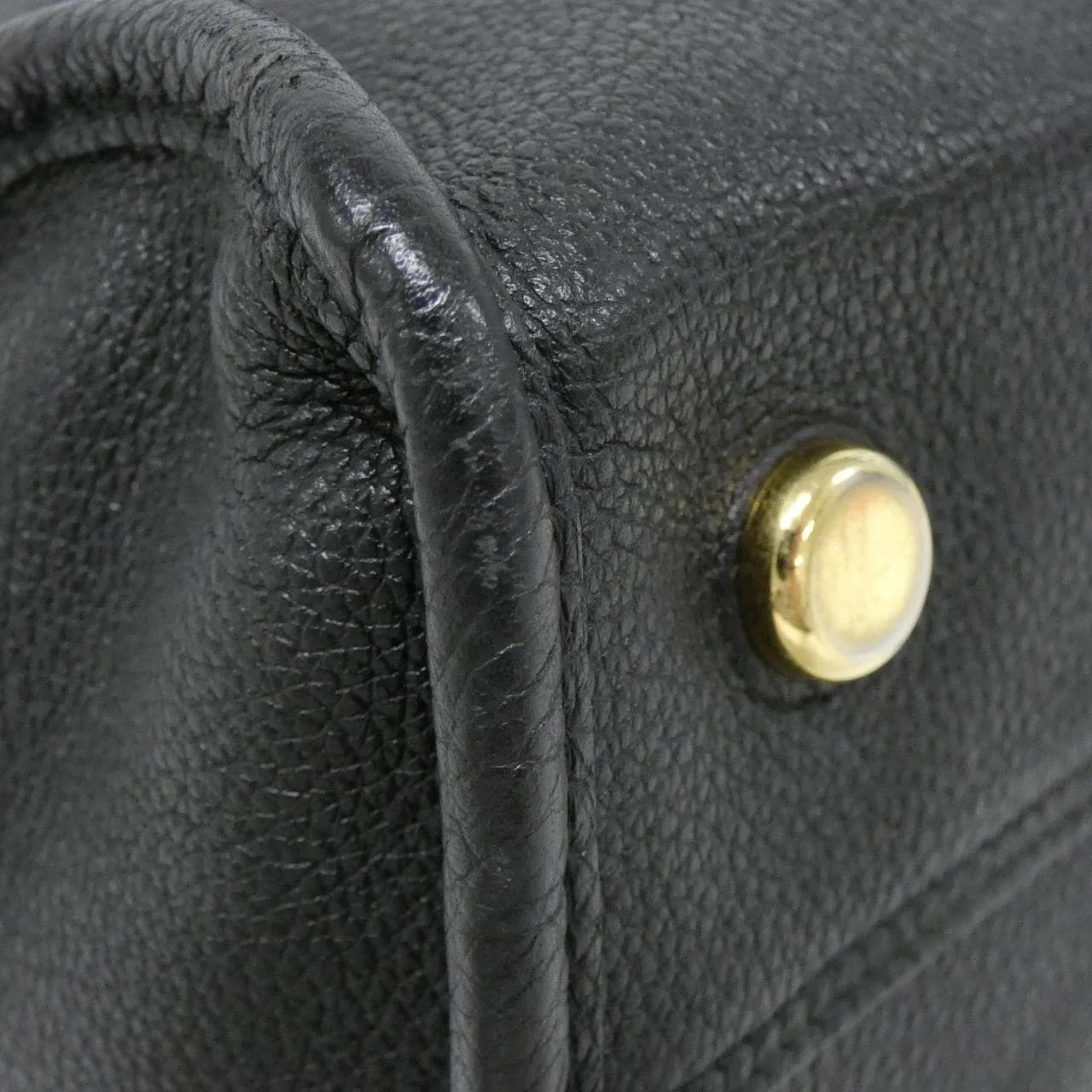 GUCCI 674822 0E8IG Handbag Leather Black Leather Rank A - Thumbnail 3