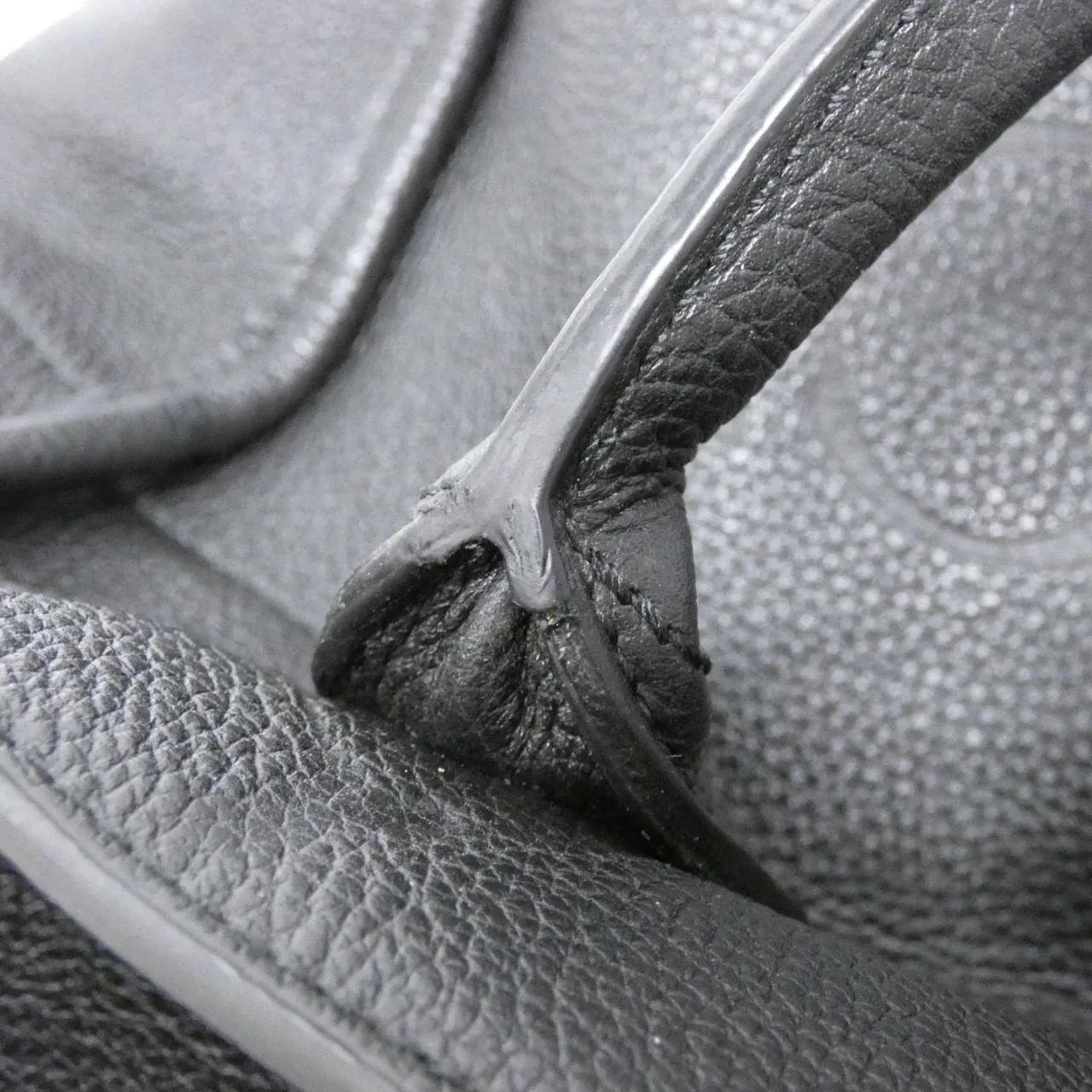 GUCCI 674822 0E8IG Handbag Leather Black Leather Rank A - Thumbnail 4