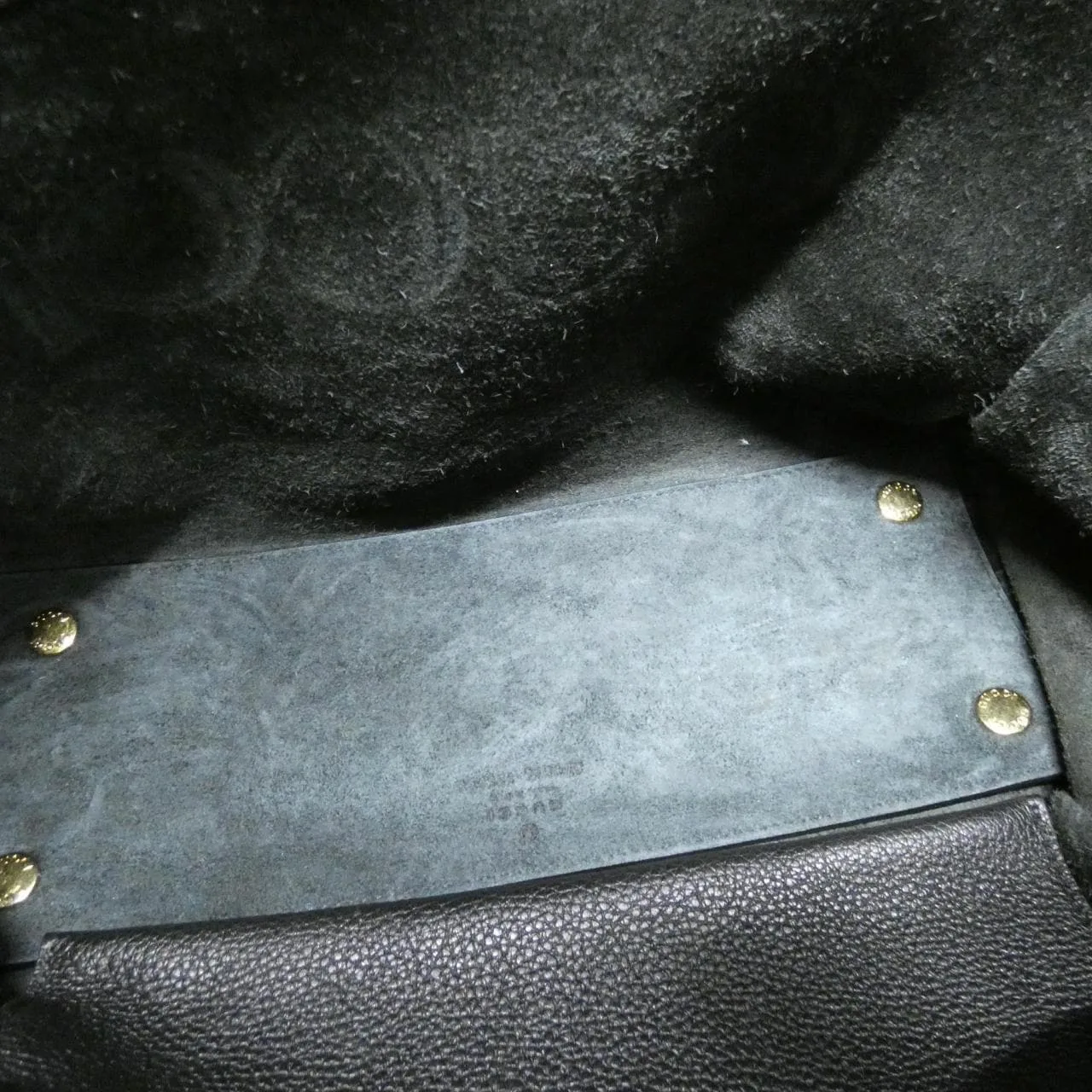 GUCCI 674822 0E8IG Handbag Leather Black Leather Rank A - Thumbnail 6