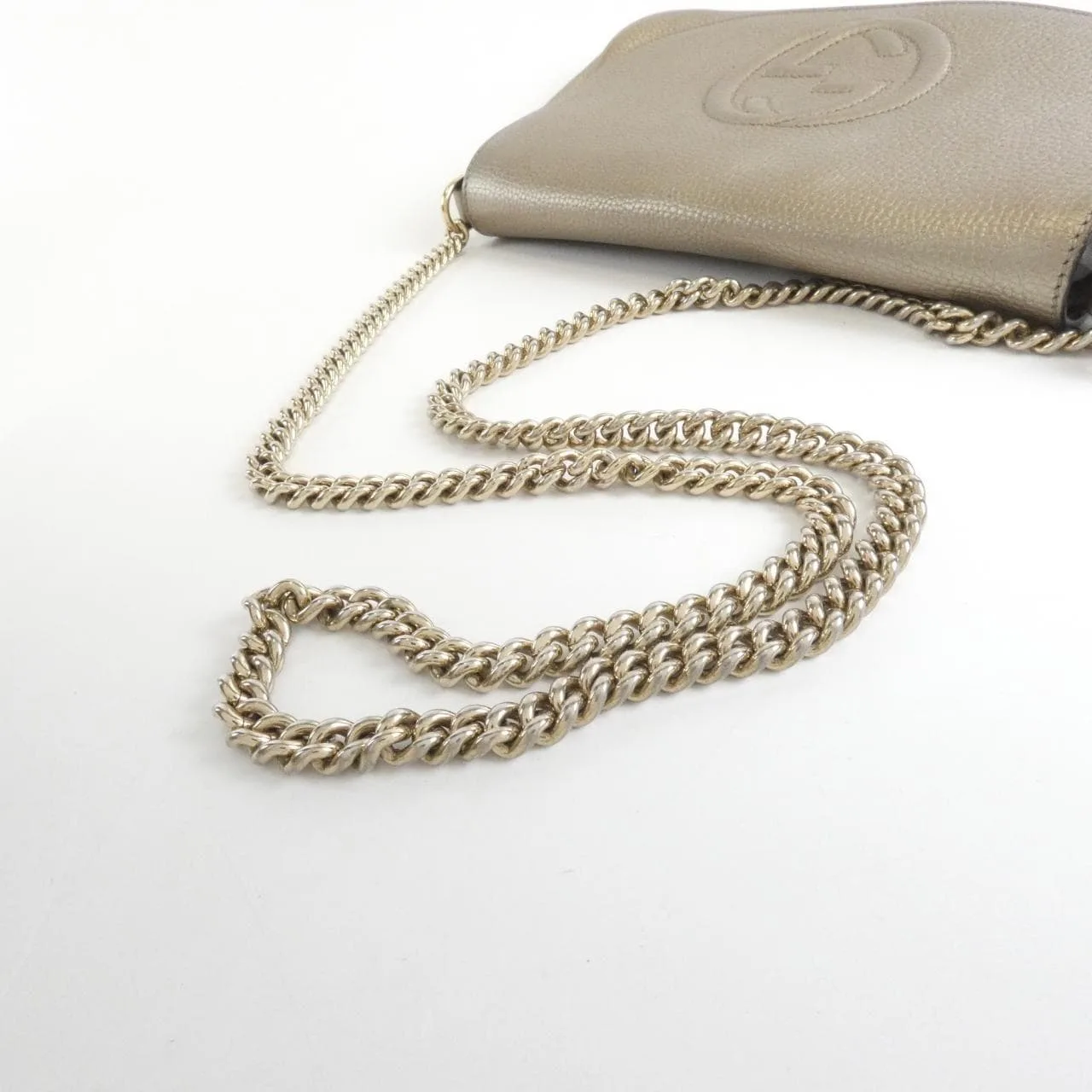 GUCCI 336752 AH90G Shoulder Leather 黑色 皮革 中古品B - 縮圖 5