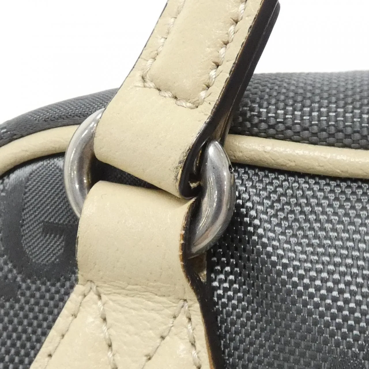 GUCCI Horsebit 1955 625850 H9HAN Shoulder Nylon Black Nylon Rank A - Thumbnail 6