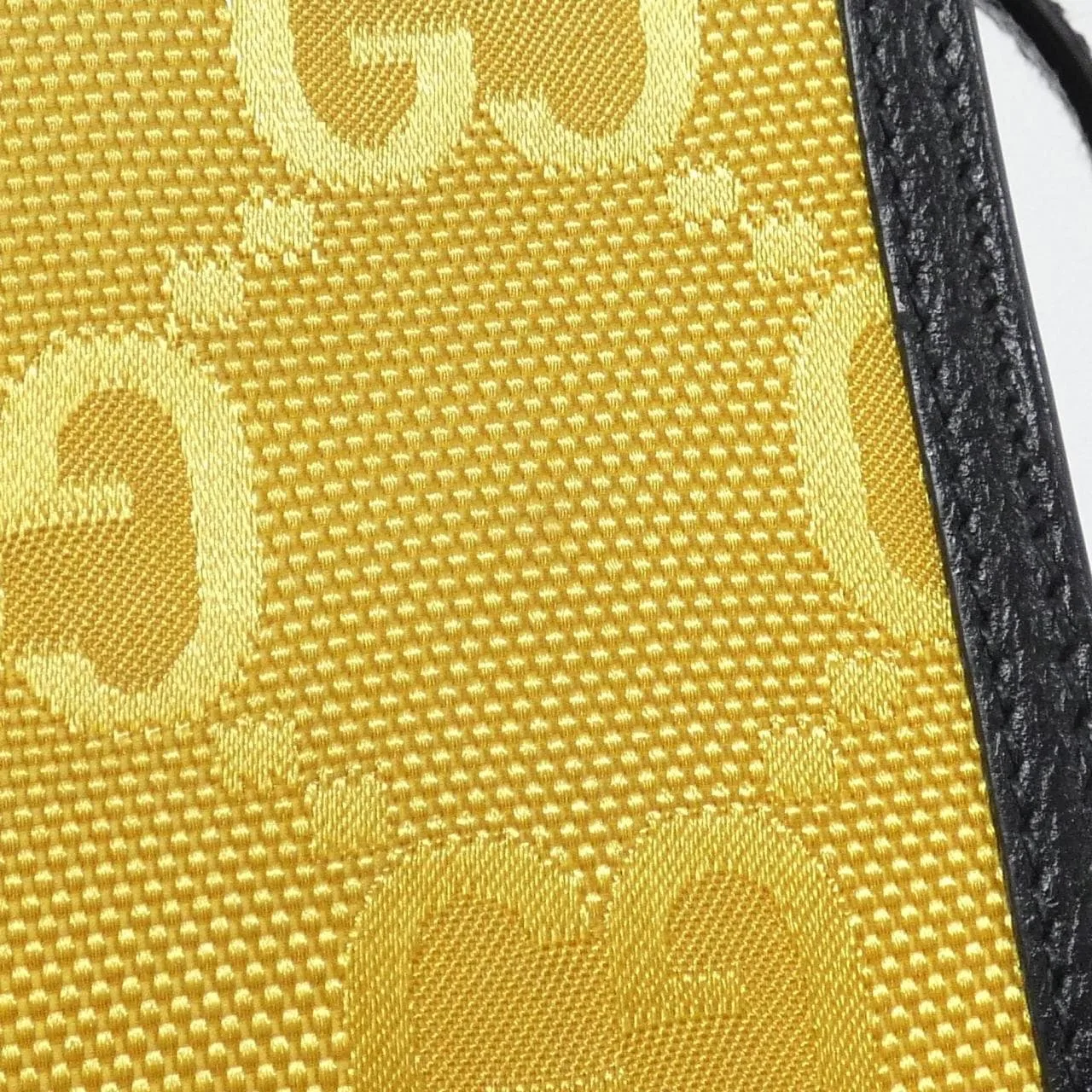 GUCCI Horsebit 1955 625599 H9HAN Shoulder Nylon Yellow Nylon Rank A - Thumbnail 4