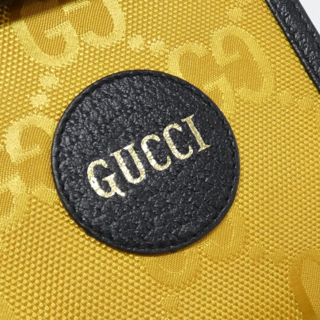 GUCCI Horsebit 1955 625599 H9HAN Shoulder Nylon Yellow Nylon Rank A - Thumbnail 6