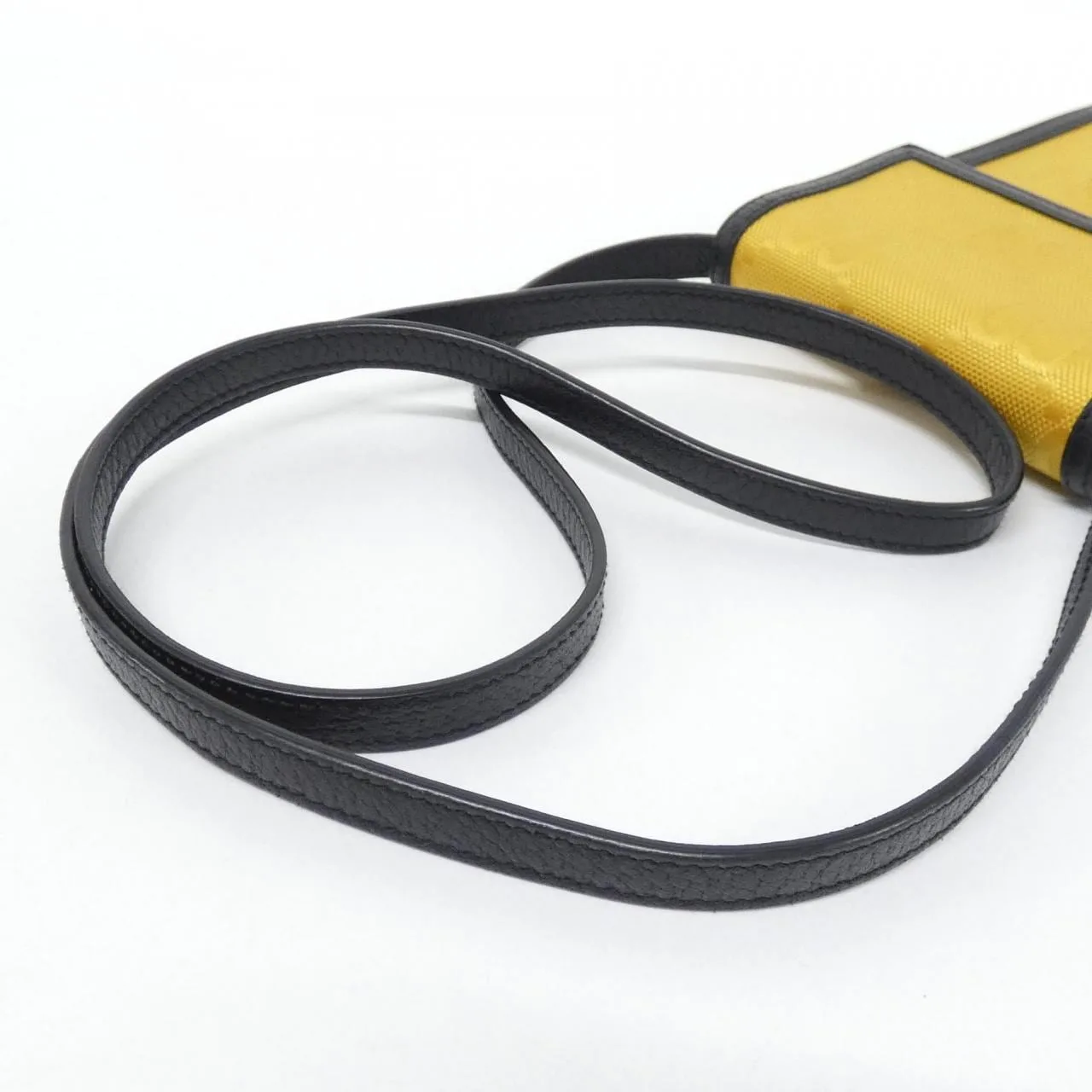 GUCCI Horsebit 1955 625599 H9HAN Shoulder Nylon Yellow Nylon Rank A - Thumbnail 7