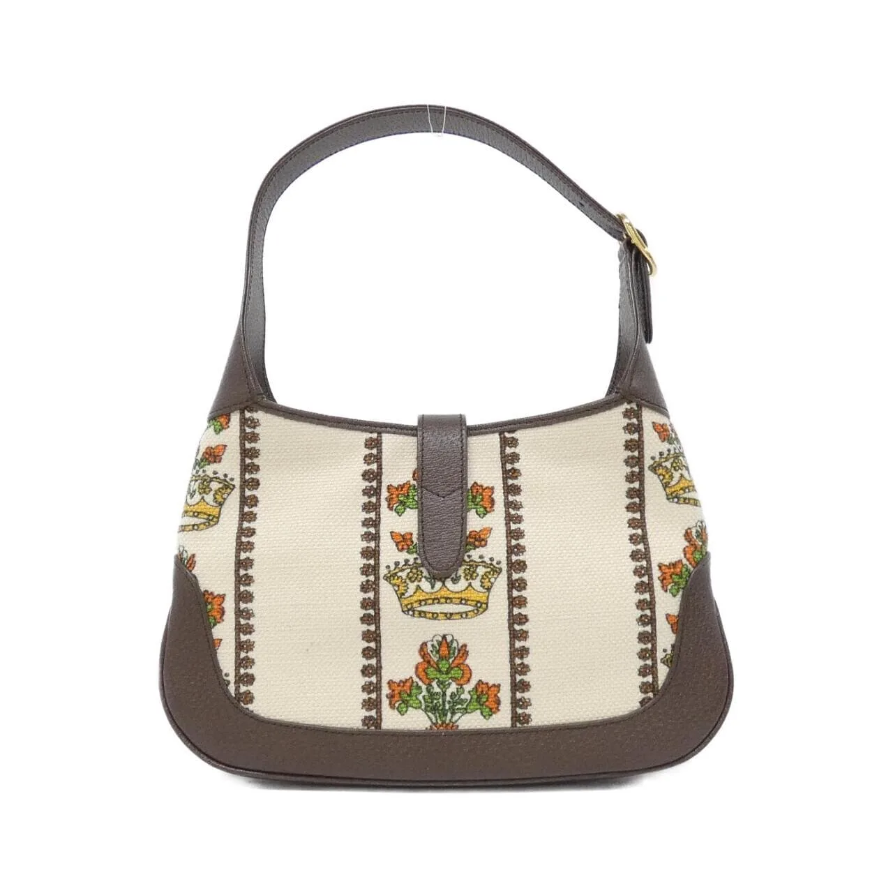 GUCCI Jackie 636706 Shoulder Canvas Brown Canvas Rank A - Thumbnail 2