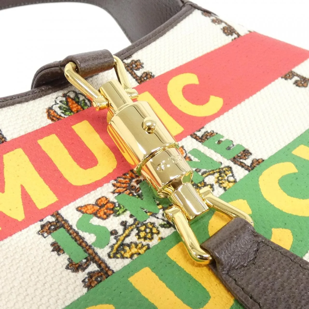 GUCCI Jackie 636706 Shoulder Canvas Brown Canvas Rank A - Thumbnail 4