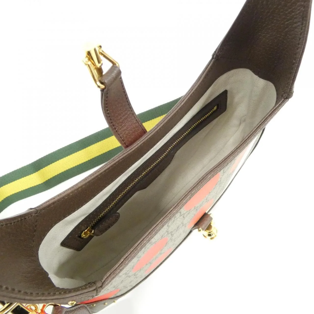 GUCCI 678843 UQHIG Shoulder Canvas 黑色 帆布 中古品A - 縮圖 8