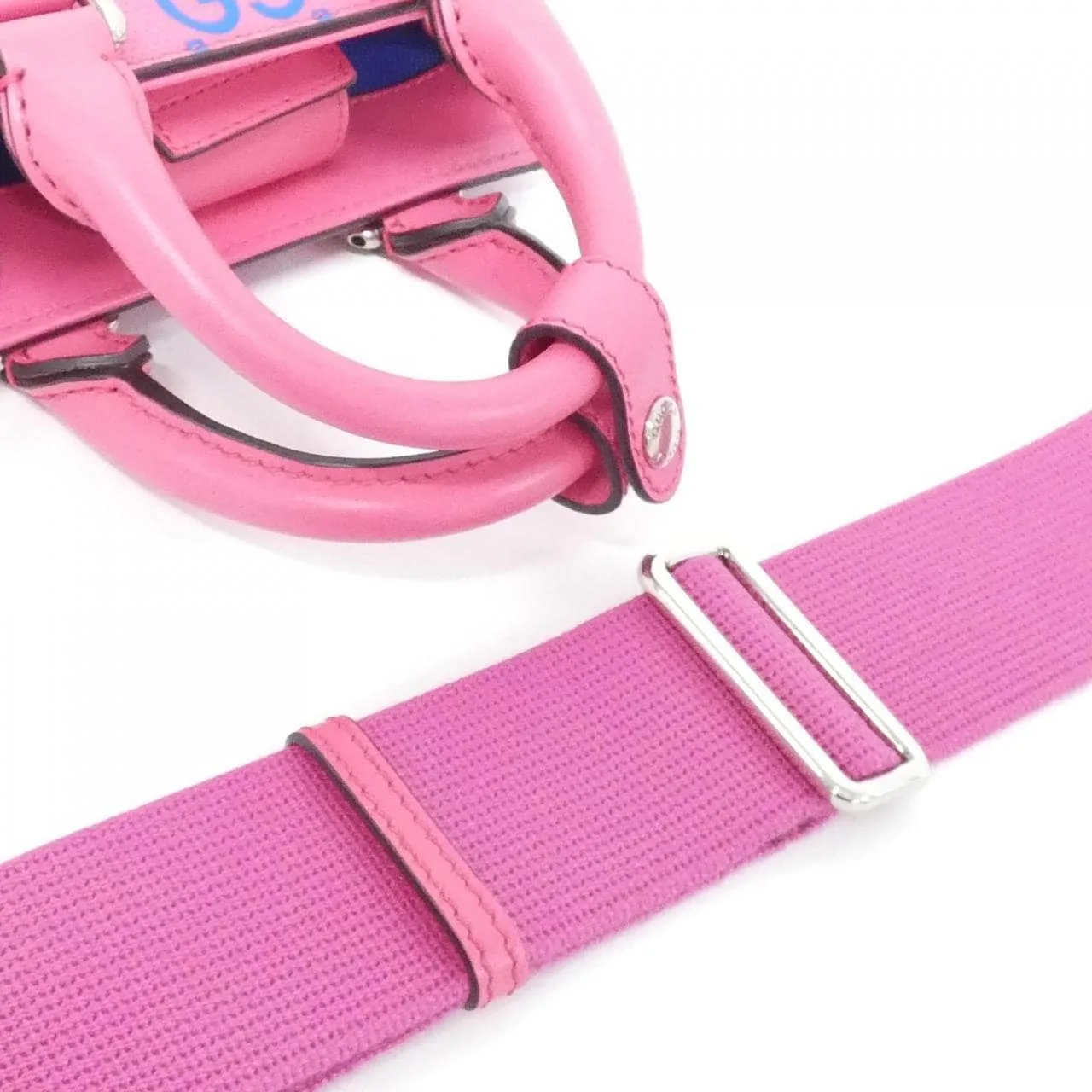 GUCCI 696010 AABDQ Handbag Leather 黑色 皮革 中古品A - 縮圖 4