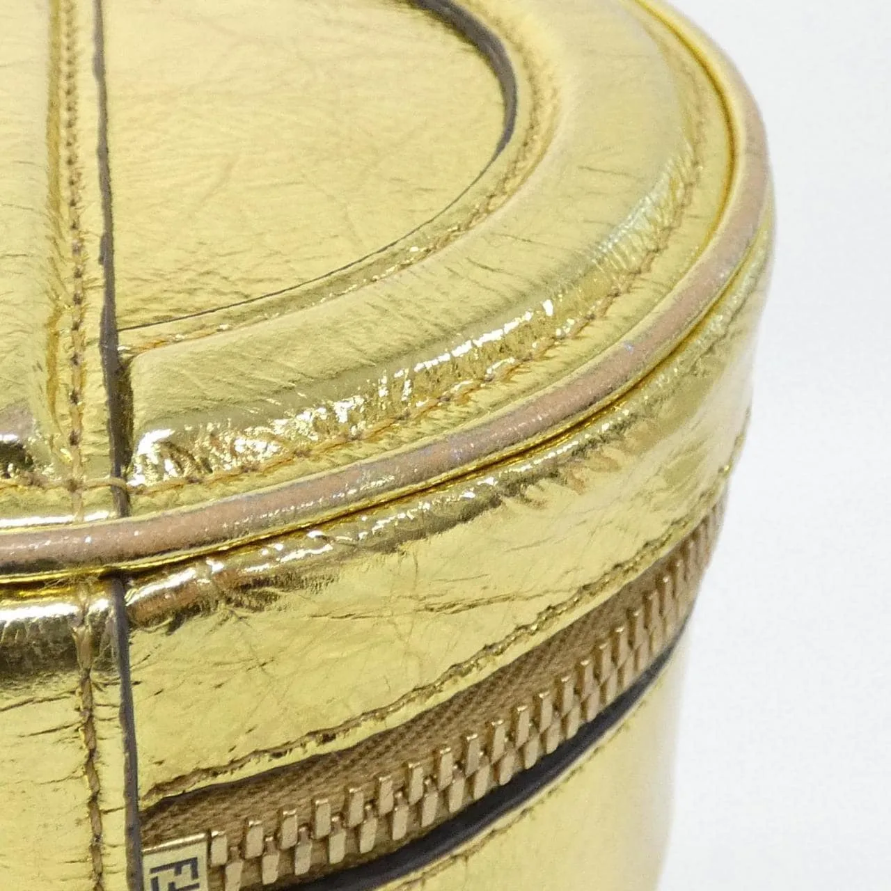 FENDI 8BS058 AISP Handbag Leather Black Leather Rank A - Thumbnail 3