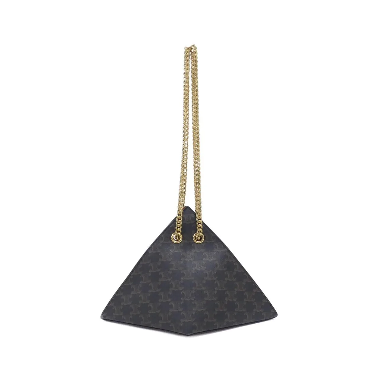 CELINE Shoulder Canvas Black