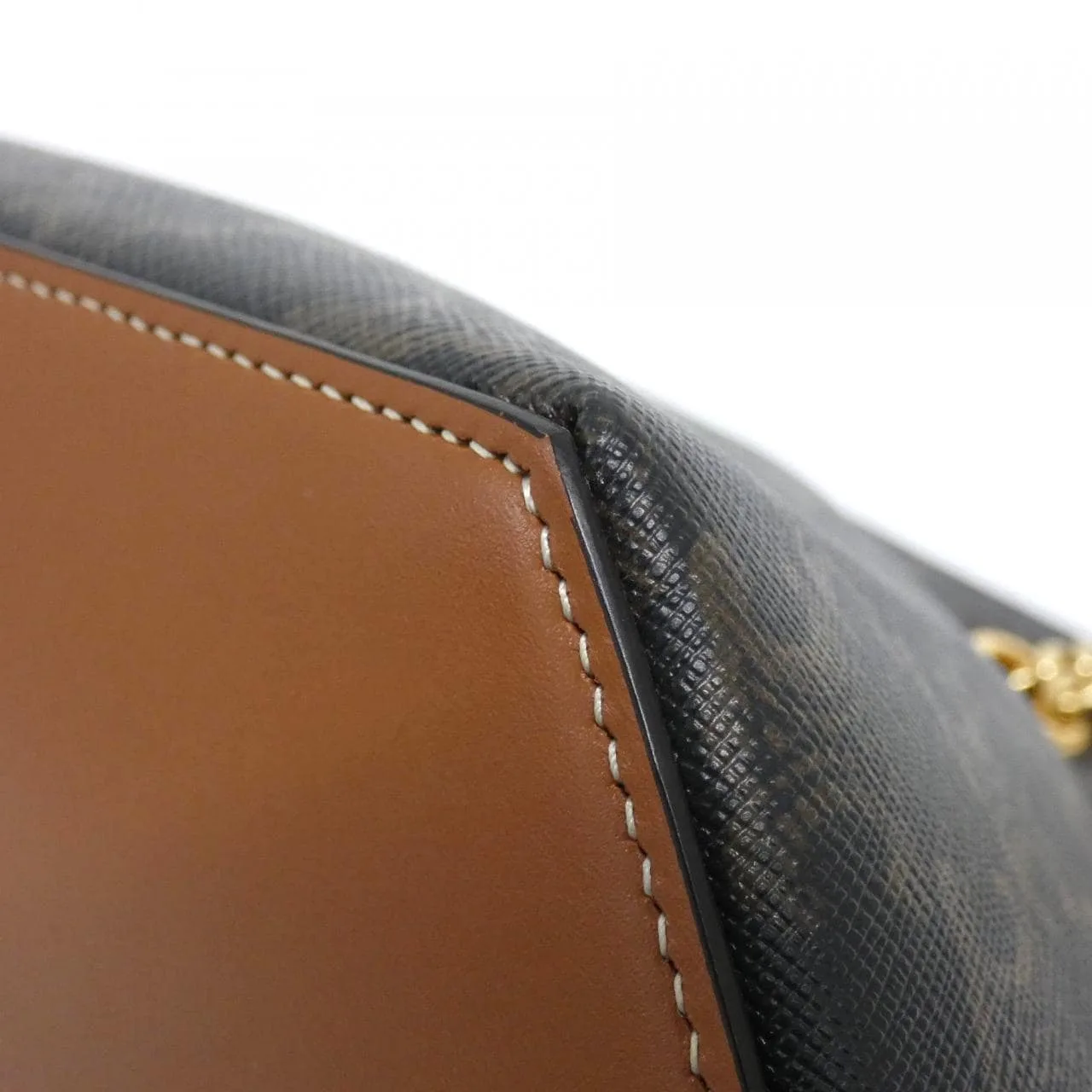 CELINE Shoulder Canvas 黑色 帆布 中古品A - 縮圖 2