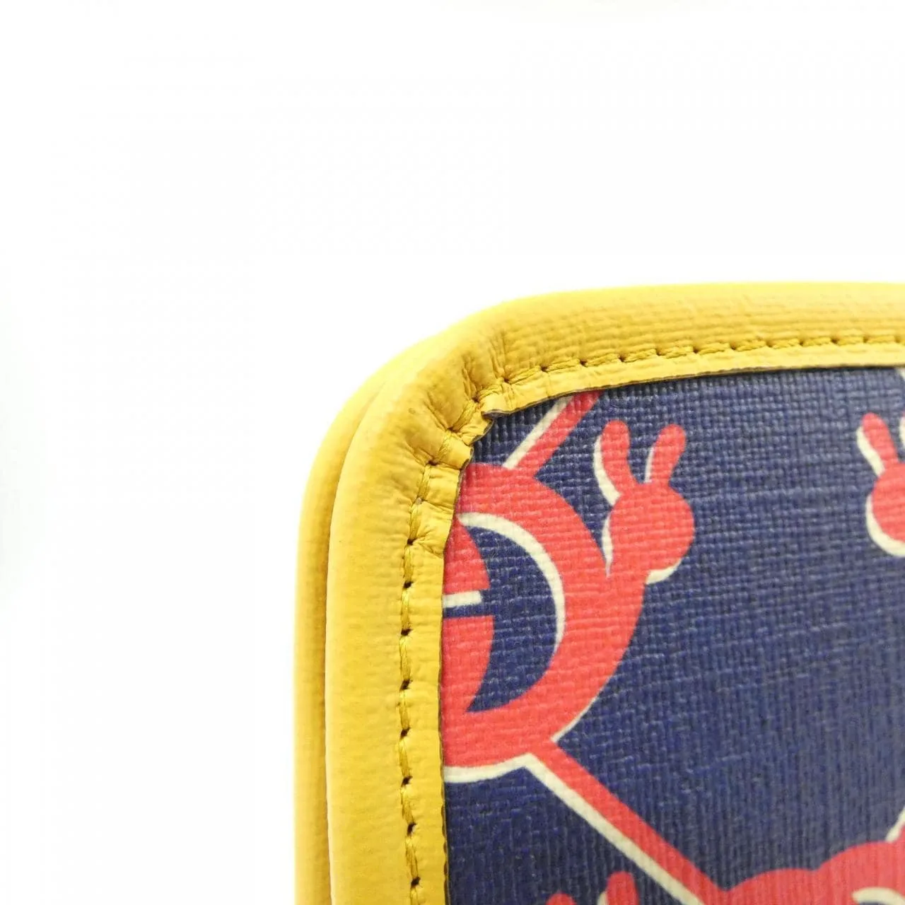 GUCCI 605614 FABBS Handbag Canvas Yellow Canvas Rank A - Thumbnail 3