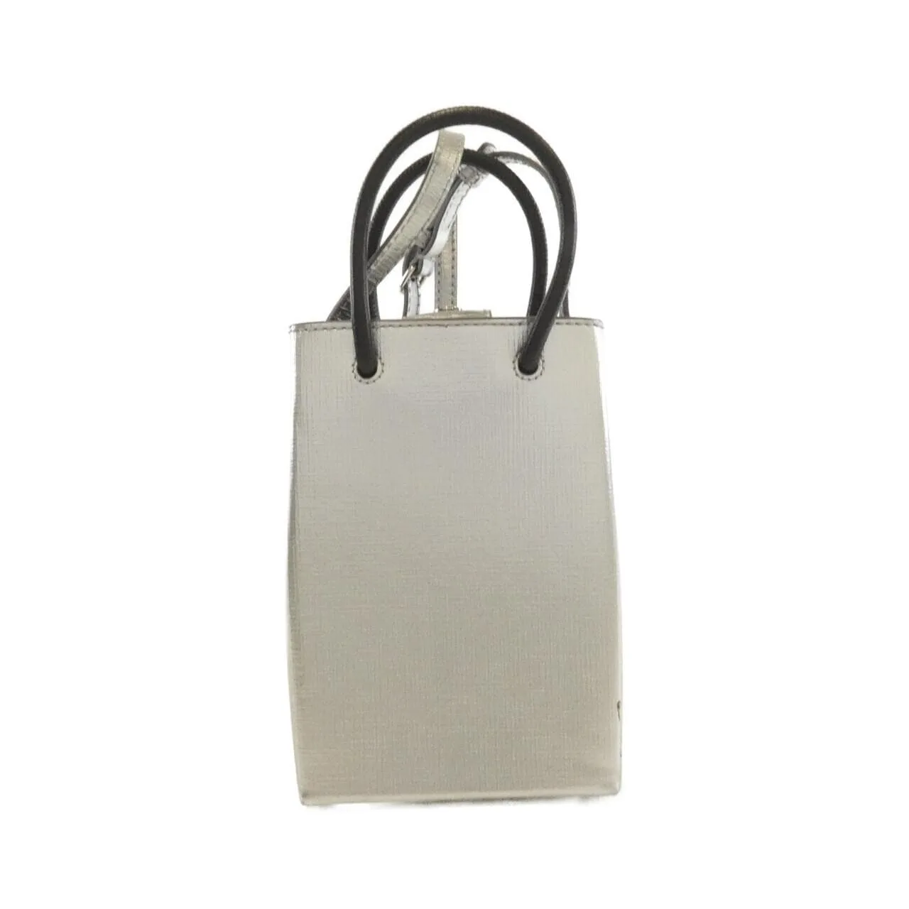 BALENCIAGA Hourglass 593826 0AI4N Handbag 黑色 中古品B - 縮圖 2