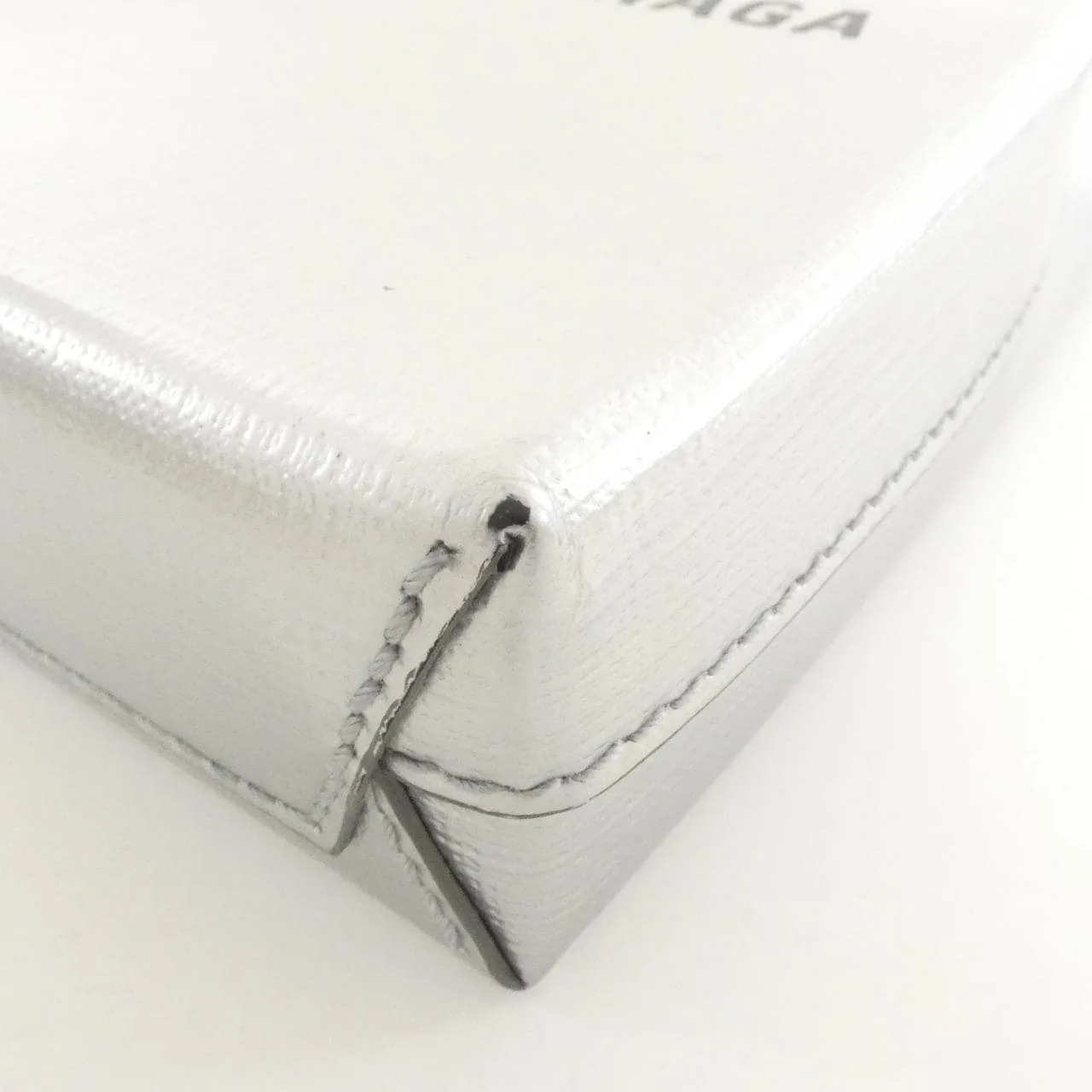 BALENCIAGA Hourglass 593826 0AI4N Handbag 黑色 中古品B - 縮圖 3