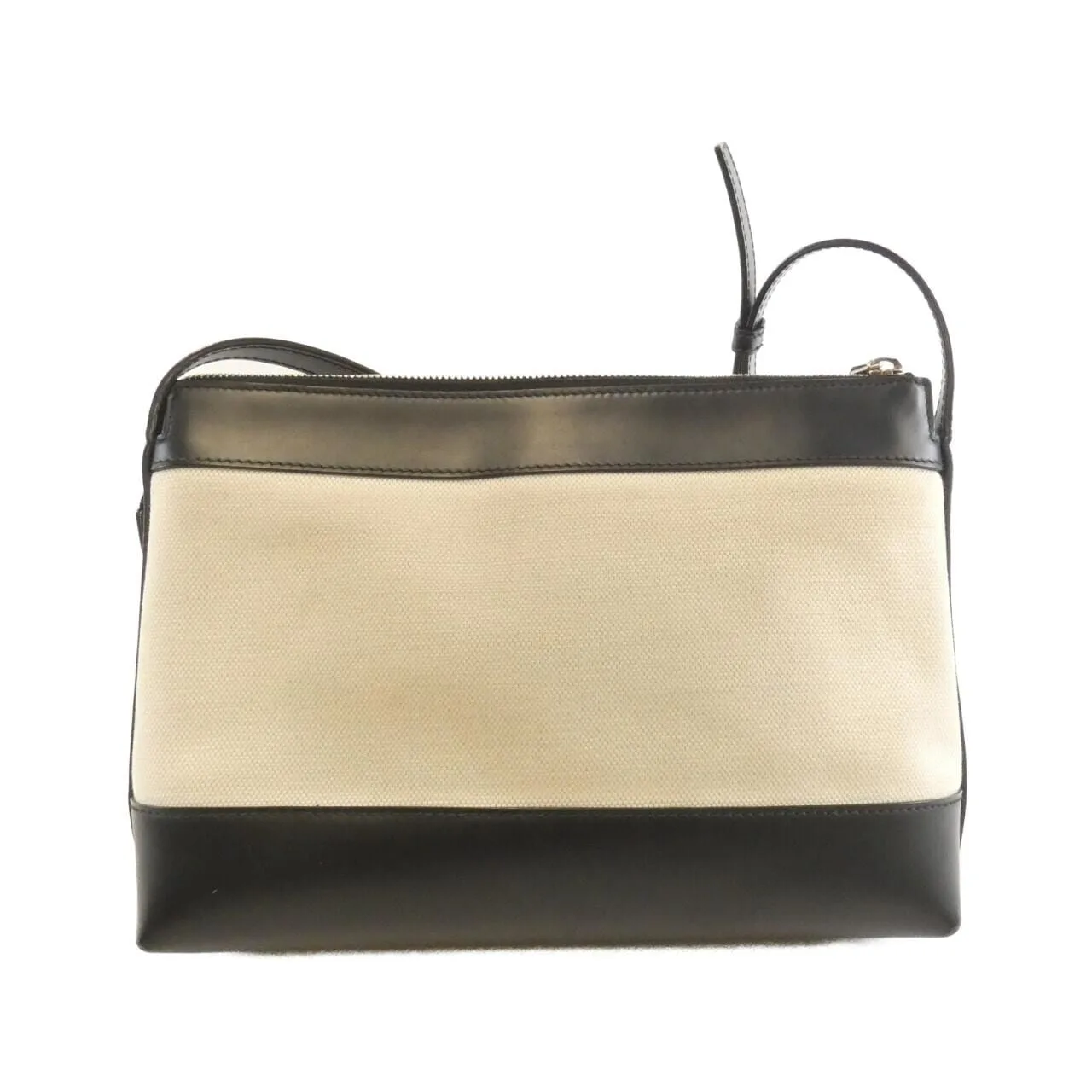 BALENCIAGA 639497 Shoulder Canvas 黑色 帆布 中古品B - 縮圖 2