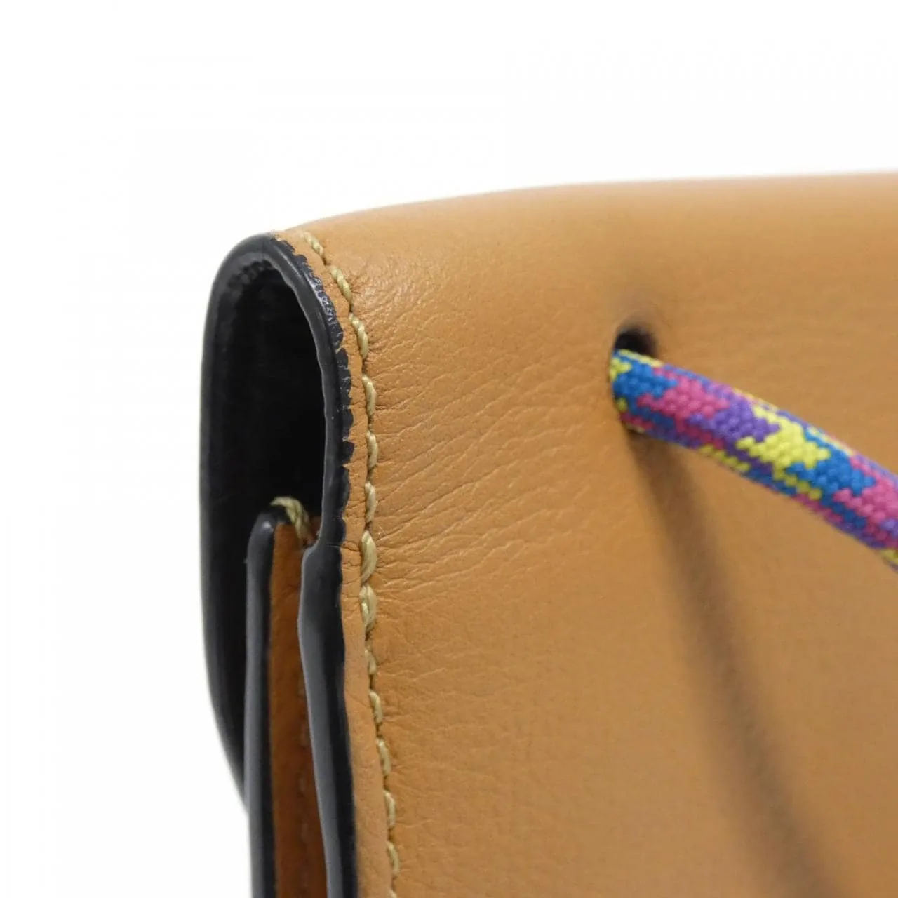 LOEWE 101 30AB66 Shoulder 黑色 中古品A - 縮圖 7