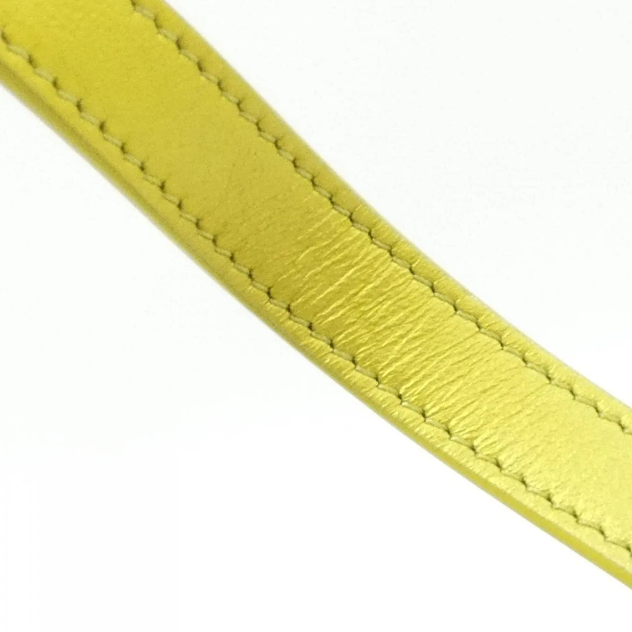 DIOR Caro Shoulder Leather 黃色 皮革 中古品A - 縮圖 7