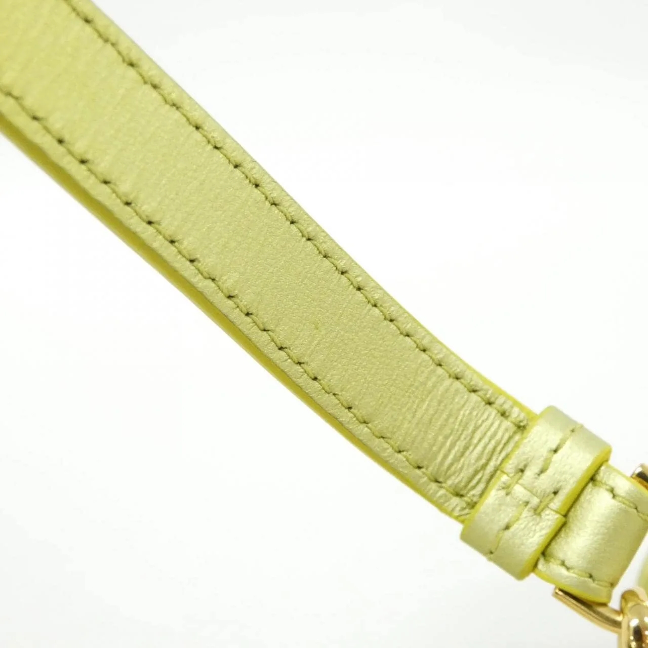 DIOR Caro Shoulder Leather 黃色 皮革 中古品A - 縮圖 8