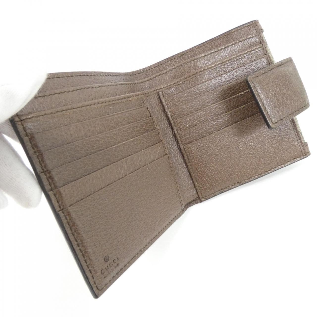 GUCCI 523173 96IWG 銀包 帆布 4