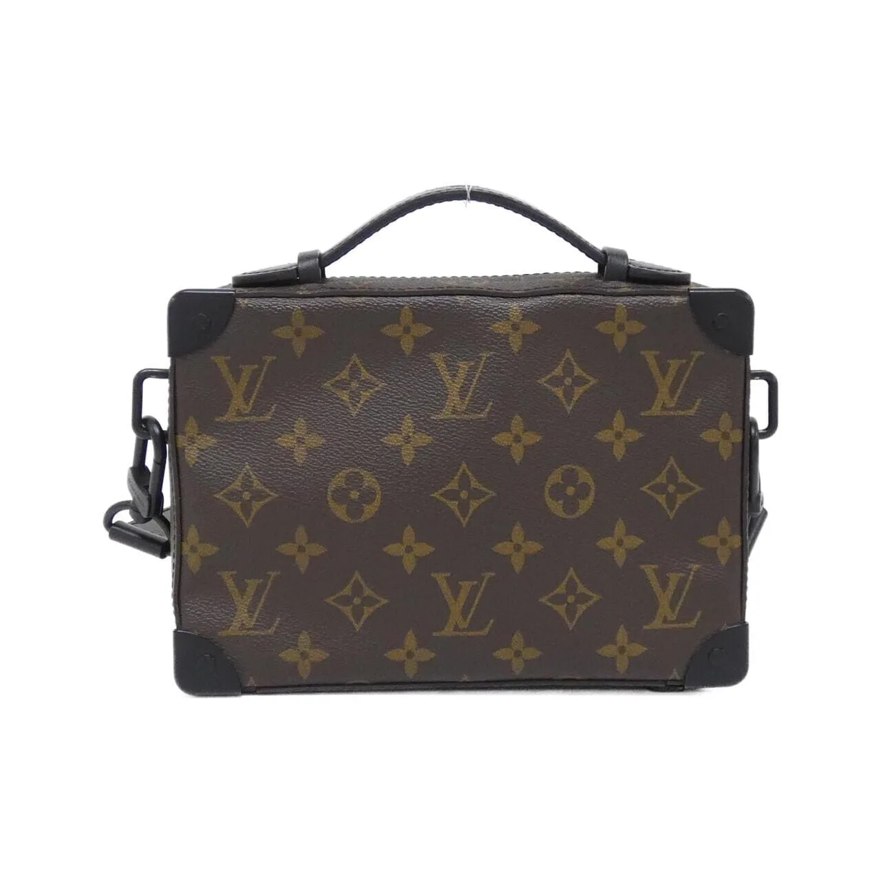 LOUIS VUITTON Soft Trunk M45935 Shoulder Monogram 黑色 Monogram 中古品A - 縮圖 2