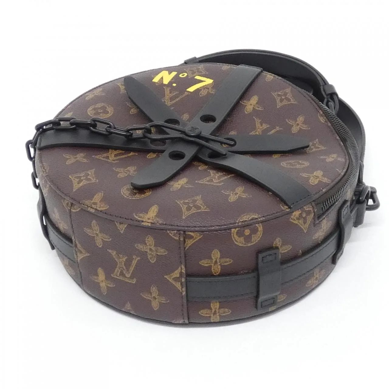 LOUIS VUITTON M59706 Shoulder Monogram 黑色 Monogram 中古品A - 縮圖 3