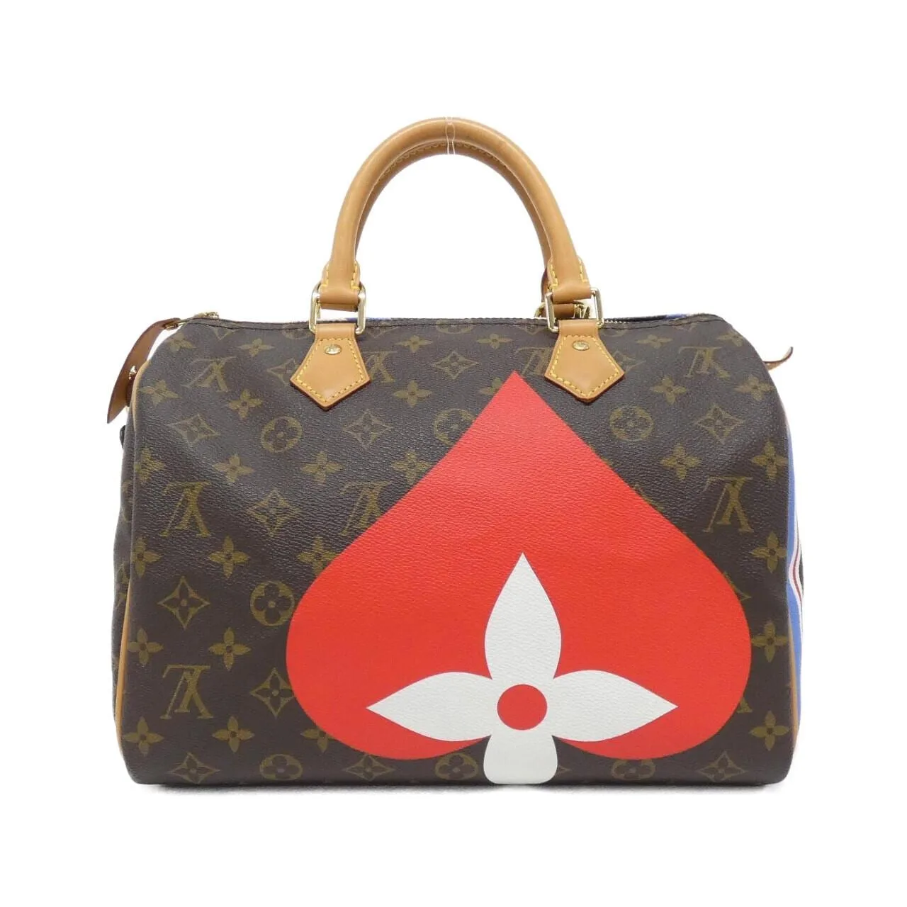 LOUIS VUITTON Speedy M57451 Boston Monogram 黑色 Monogram 中古品A - 縮圖 2