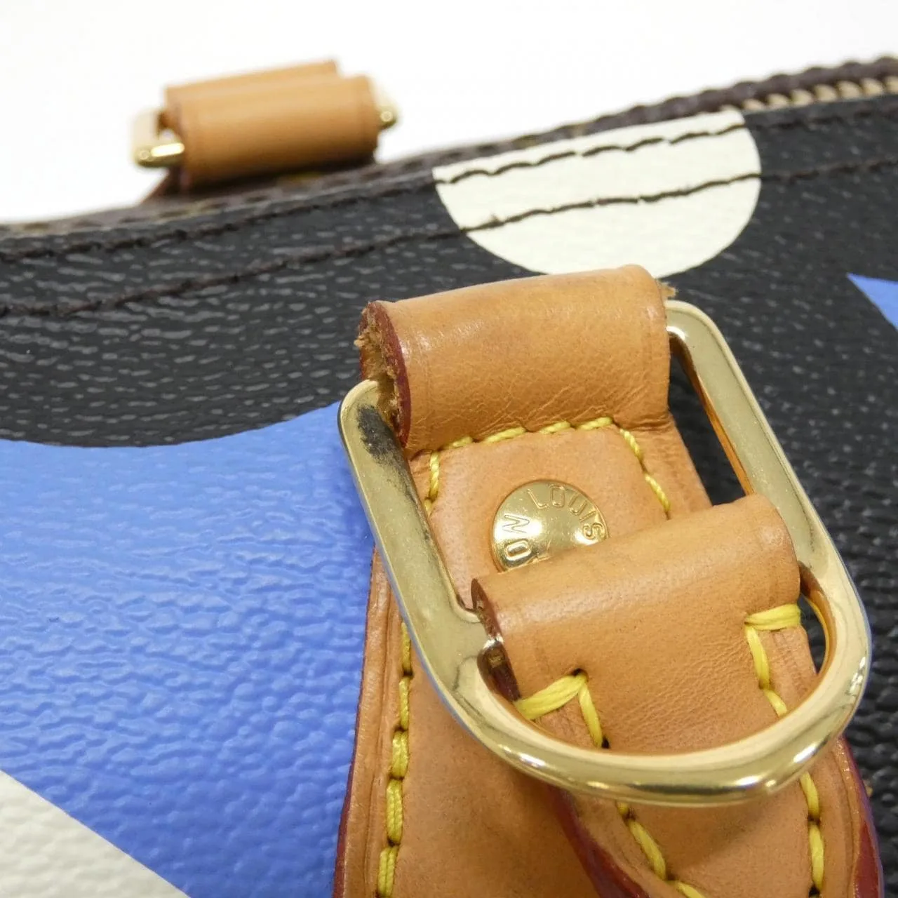 LOUIS VUITTON Speedy M57451 Boston Monogram 黑色 Monogram 中古品A - 縮圖 5