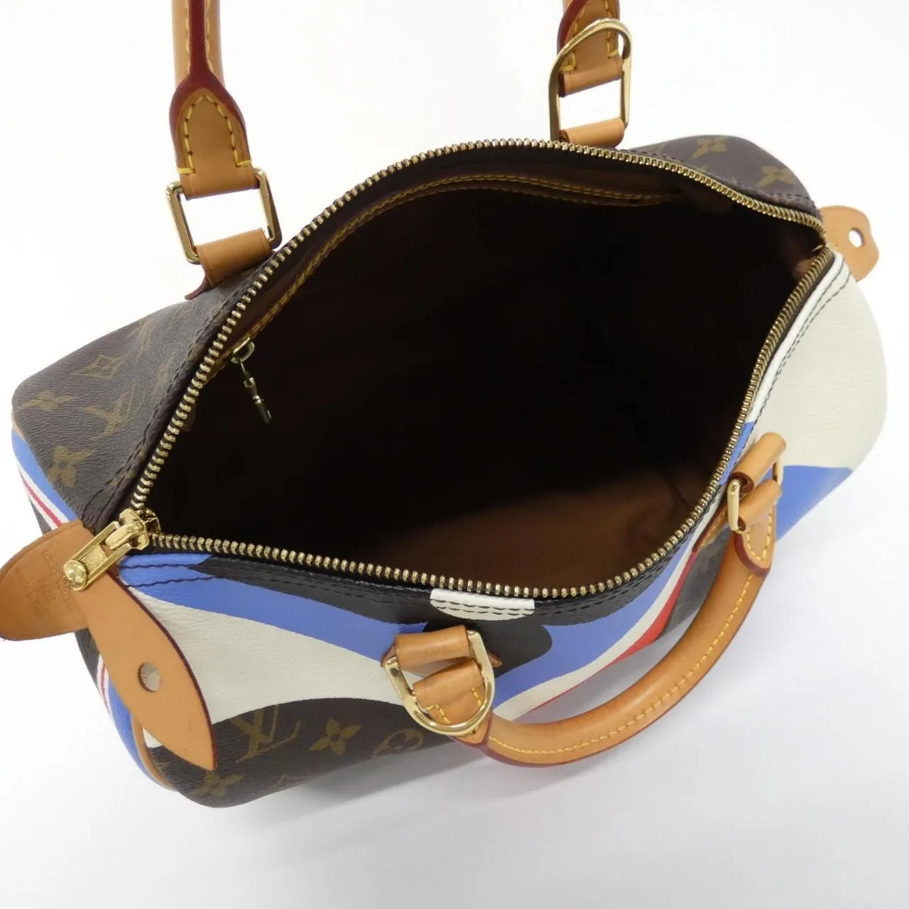 LOUIS VUITTON Speedy M57451 Boston Monogram 黑色 Monogram 中古品A - 縮圖 9