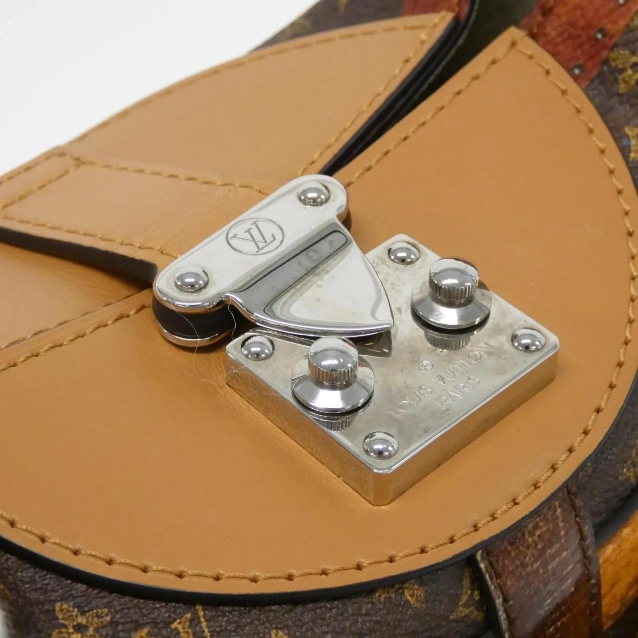 LOUIS VUITTON M52276 Handbag Monogram 黑色 Monogram 中古品A - 縮圖 6