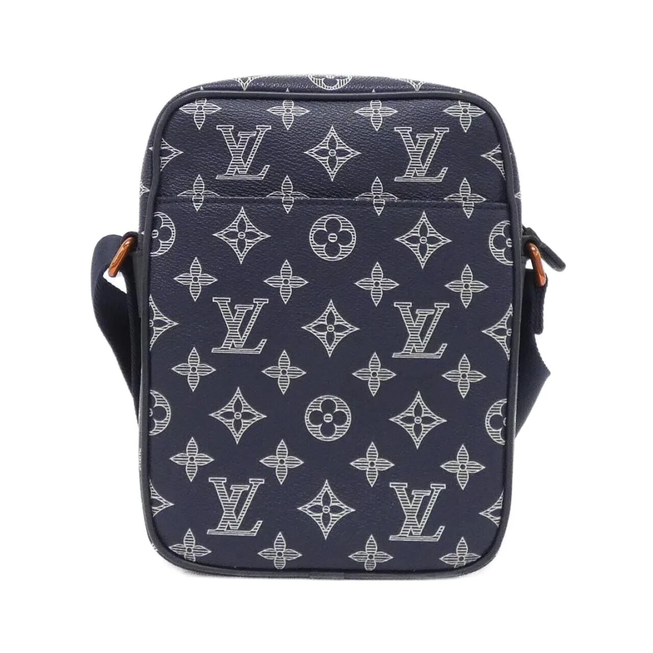 LOUIS VUITTON M43678 Shoulder Monogram 藍色 Monogram 中古品A - 縮圖 2