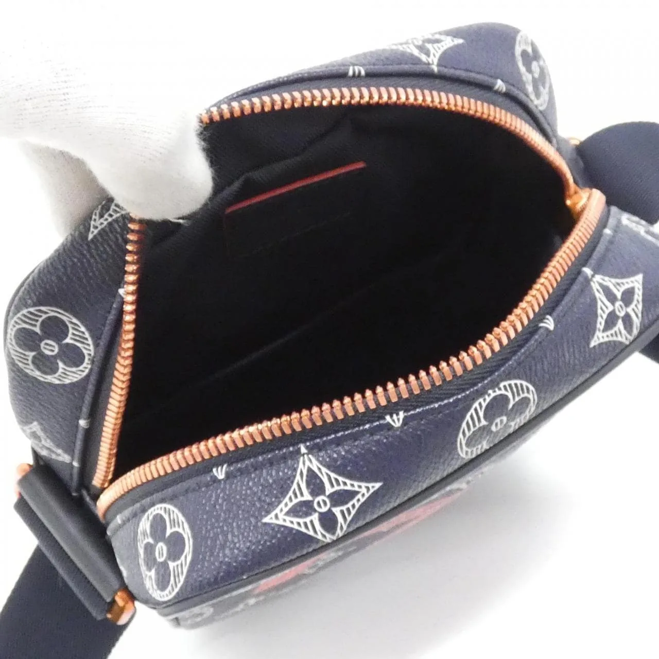 LOUIS VUITTON M43678 Shoulder Monogram 藍色 Monogram 中古品A - 縮圖 5