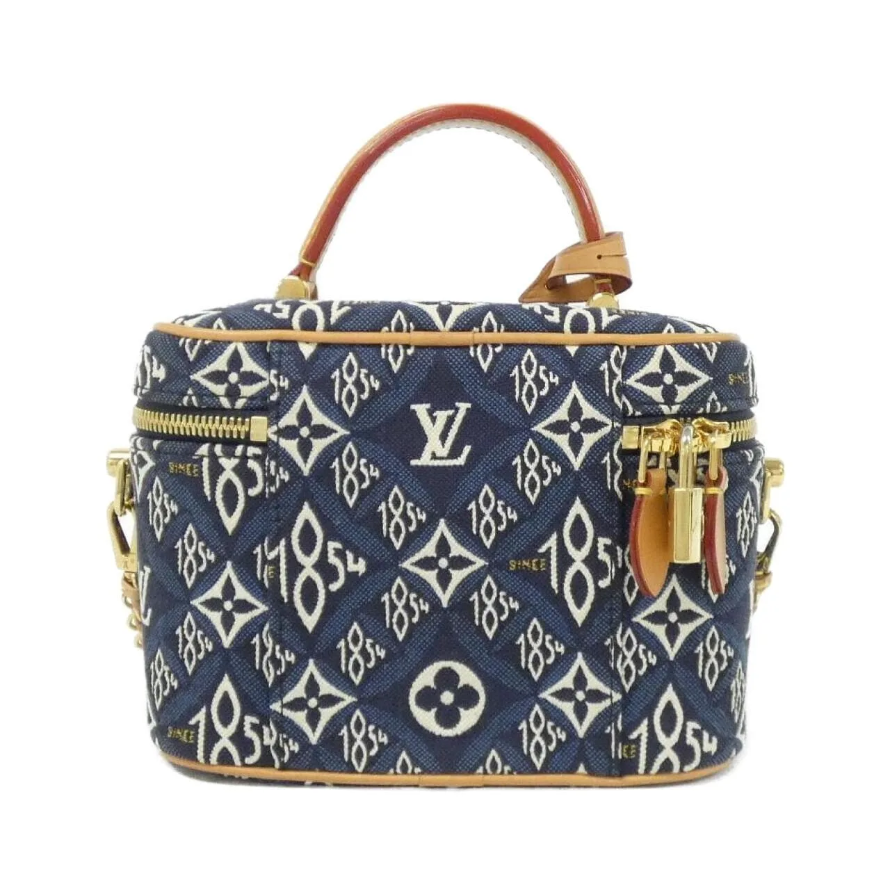 LOUIS VUITTON M57403 Handbag Canvas Blue Canvas Rank A - Thumbnail 2