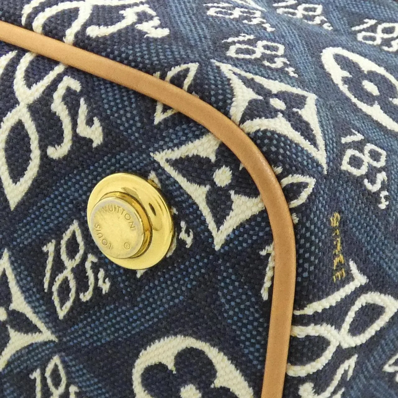 LOUIS VUITTON M57403 Handbag Canvas Blue Canvas Rank A - Thumbnail 3