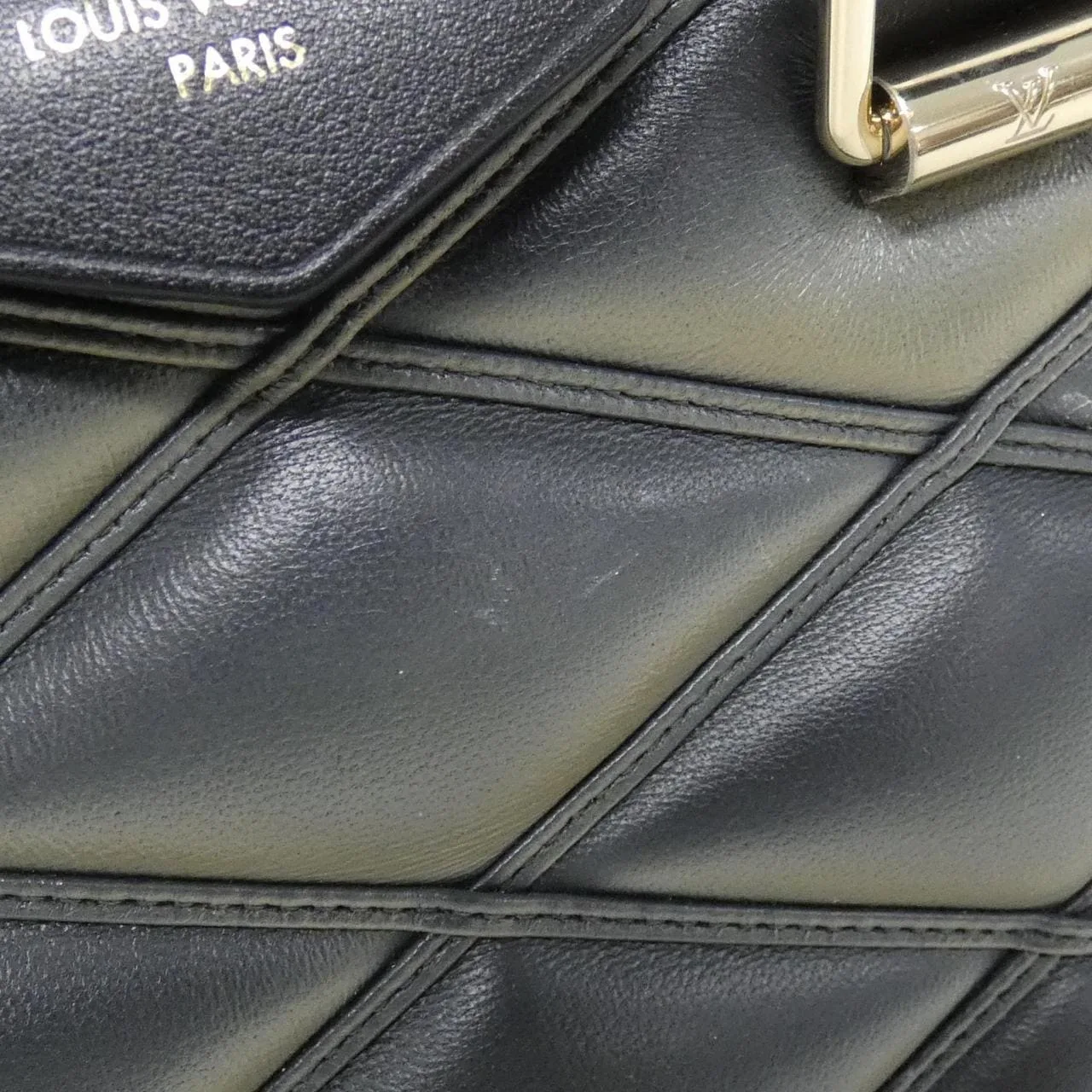 LOUIS VUITTON Alma M23576 Handbag Lambskin Black Lambskin Rank A - Thumbnail 4