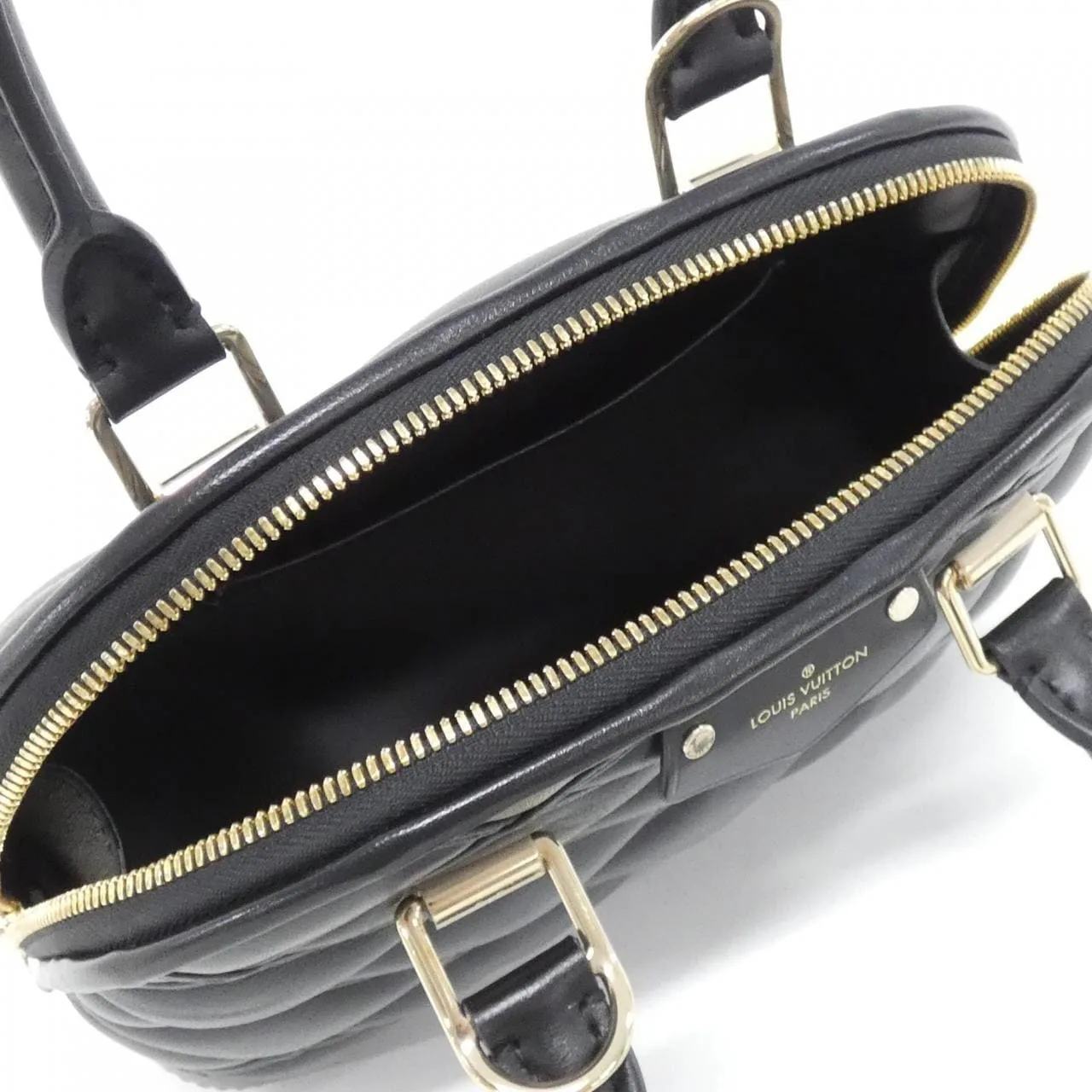 LOUIS VUITTON Alma M23576 Handbag Lambskin Black Lambskin Rank A - Thumbnail 7