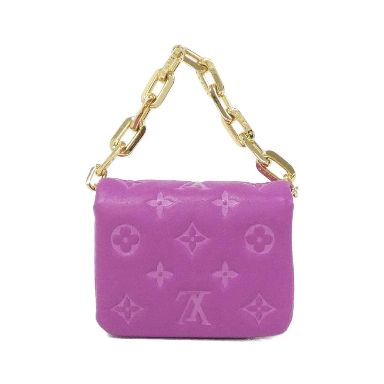 LOUIS VUITTON M81127 Shoulder Lambskin 黑色 羊皮 中古品A - 縮圖 2