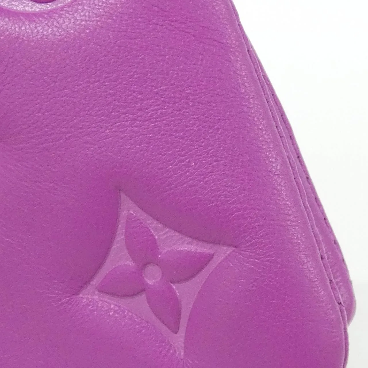 LOUIS VUITTON M81127 Shoulder Lambskin 黑色 羊皮 中古品A - 縮圖 6