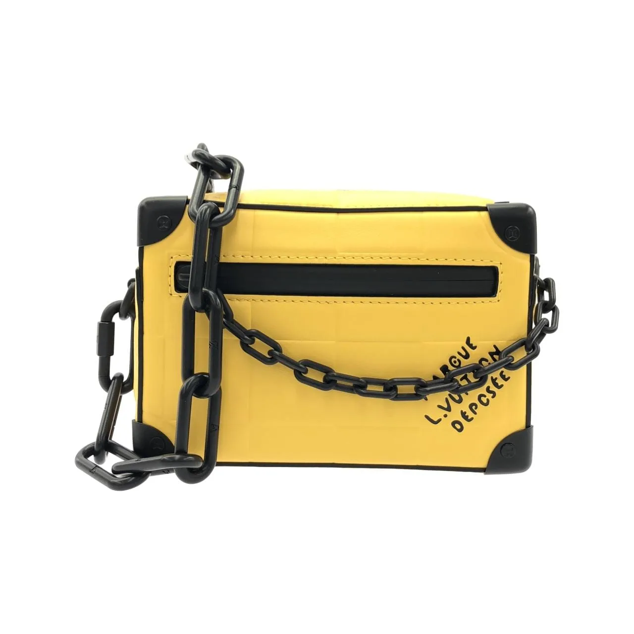 LOUIS VUITTON Soft Trunk M83558 Shoulder Yellow