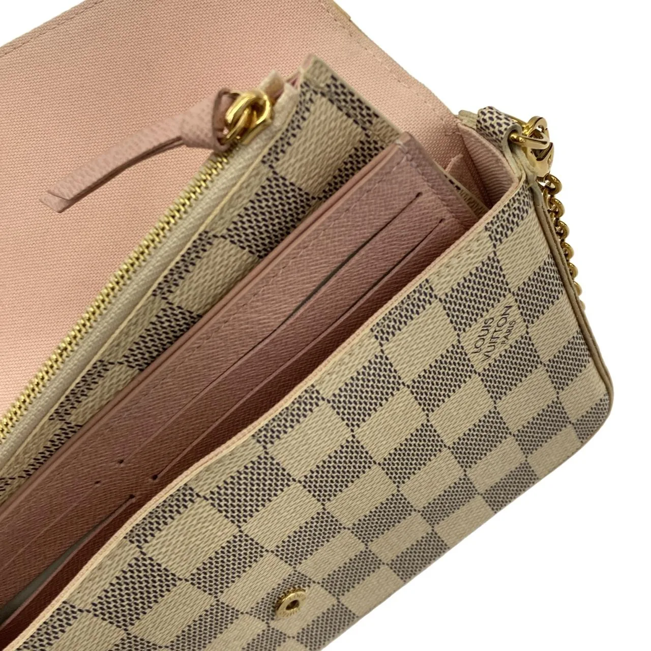 LOUIS VUITTON Pochette N63106 Shoulder Damier Black Damier Rank A - Thumbnail 6