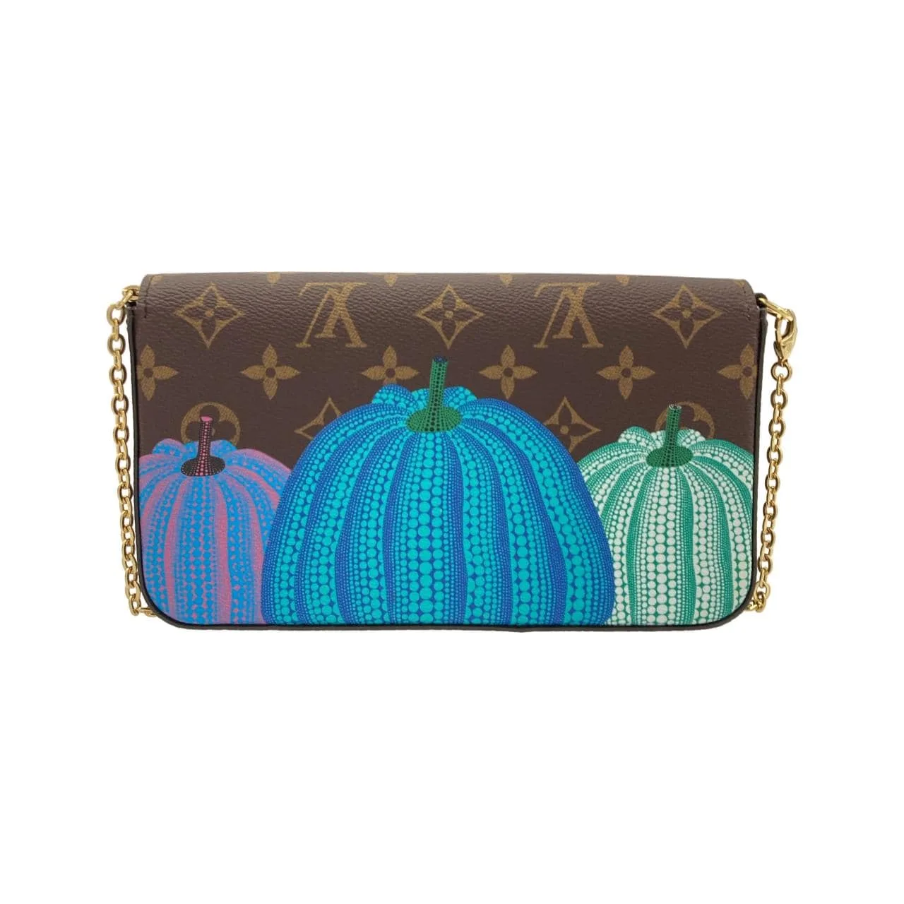 LOUIS VUITTON Pochette M82108 Shoulder Monogram 黑色 Monogram 中古品A - 縮圖 2