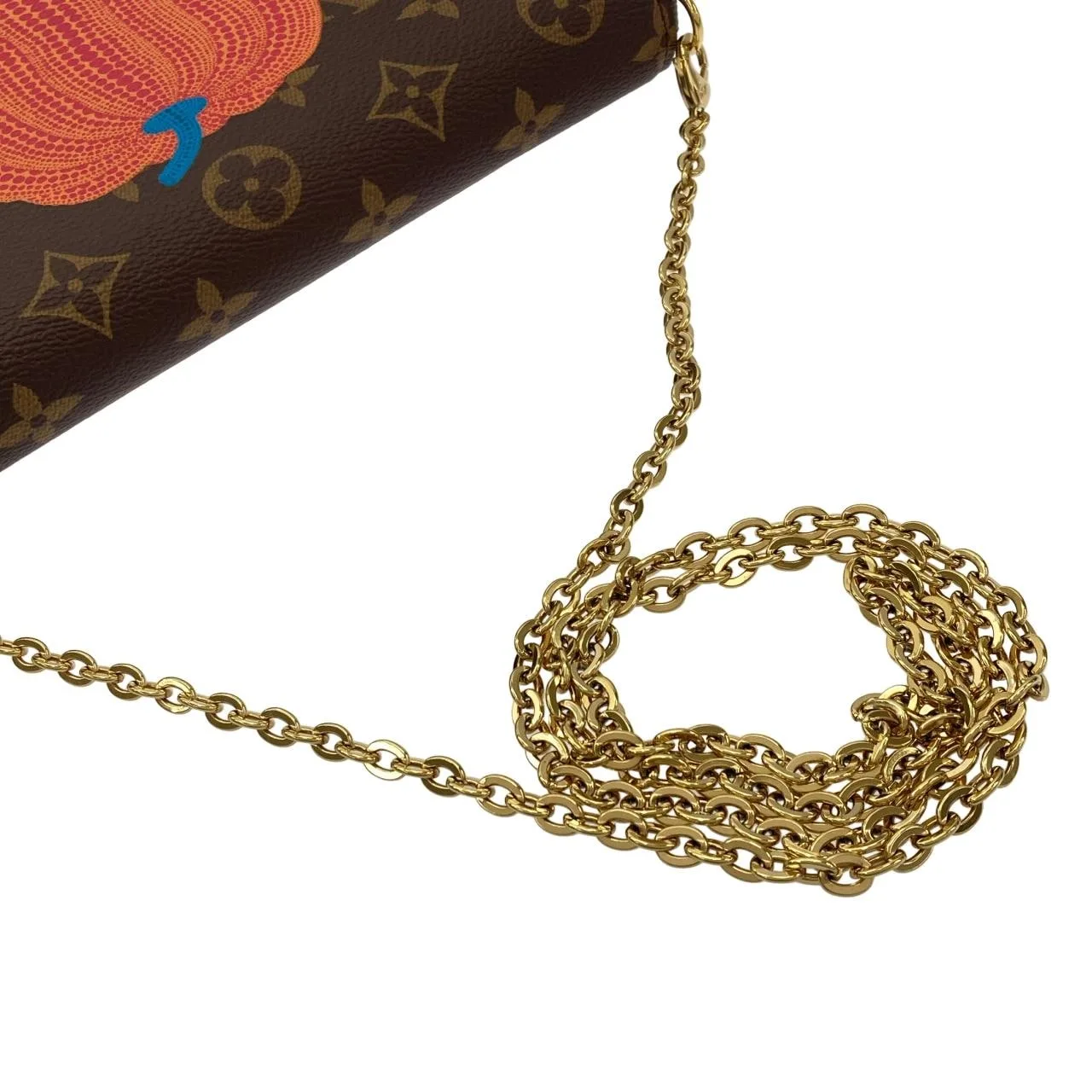 LOUIS VUITTON Pochette M82108 Shoulder Monogram 黑色 Monogram 中古品A - 縮圖 4