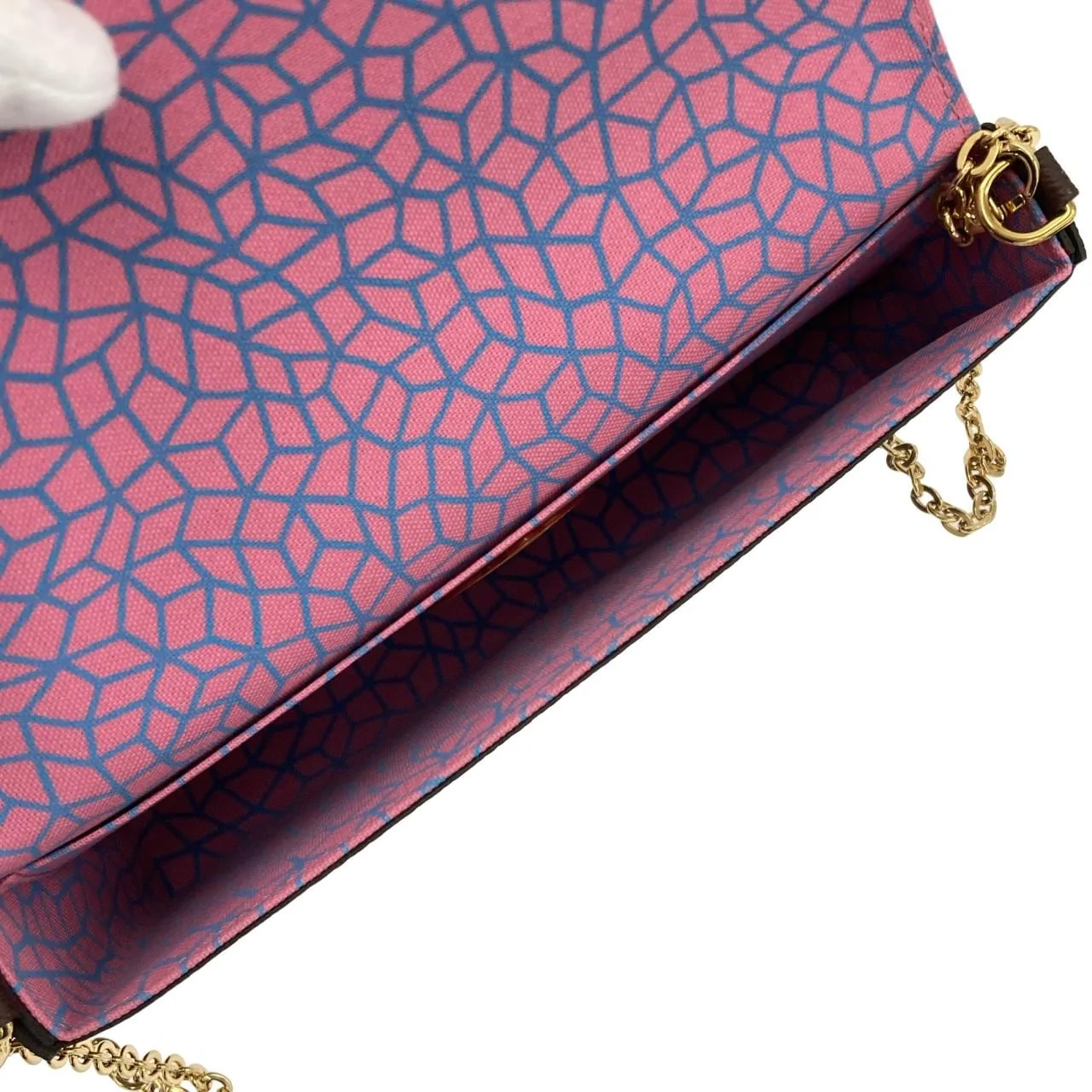 LOUIS VUITTON Pochette M82108 Shoulder Monogram 黑色 Monogram 中古品A - 縮圖 7