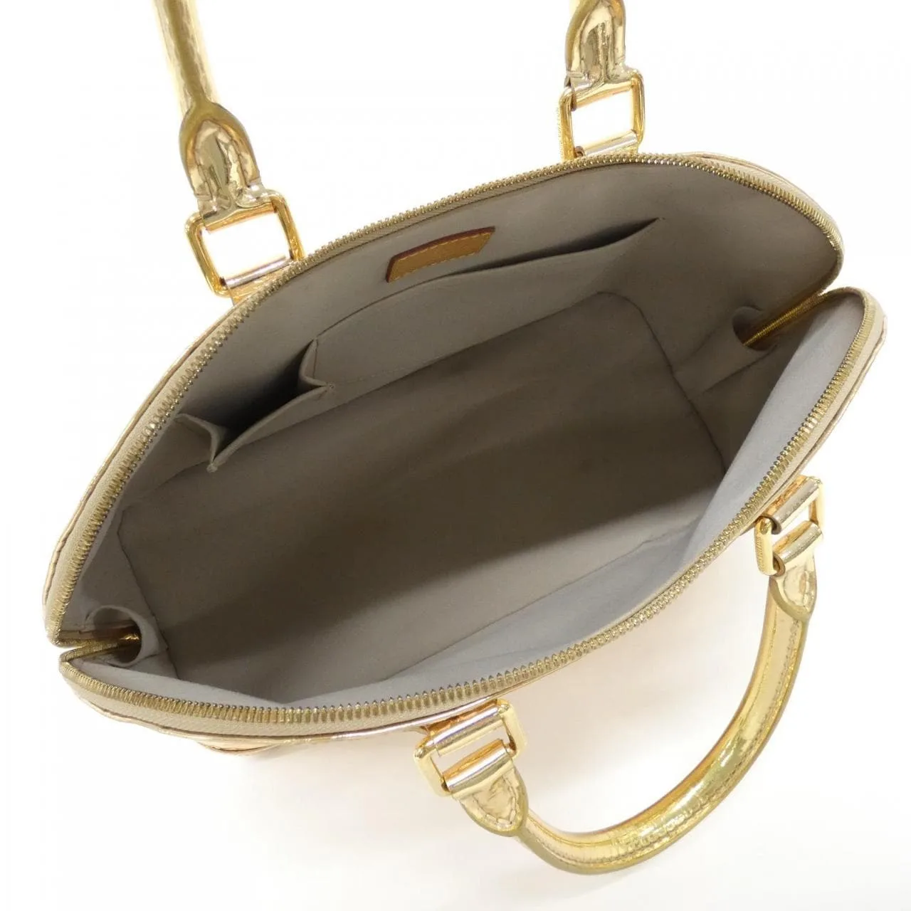 LOUIS VUITTON Alma M93624 Handbag Monogram 金色 Monogram 中古品A - 縮圖 7