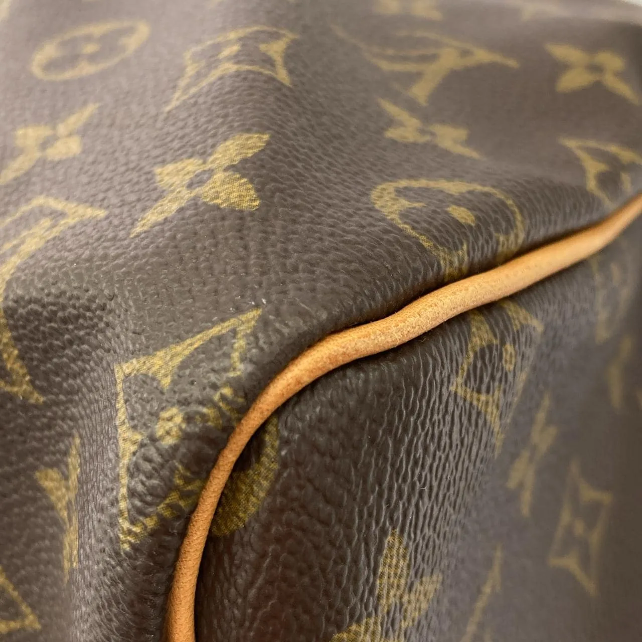 LOUIS VUITTON Keepall M41414 Boston Monogram 黑色 Monogram 中古品A - 縮圖 2