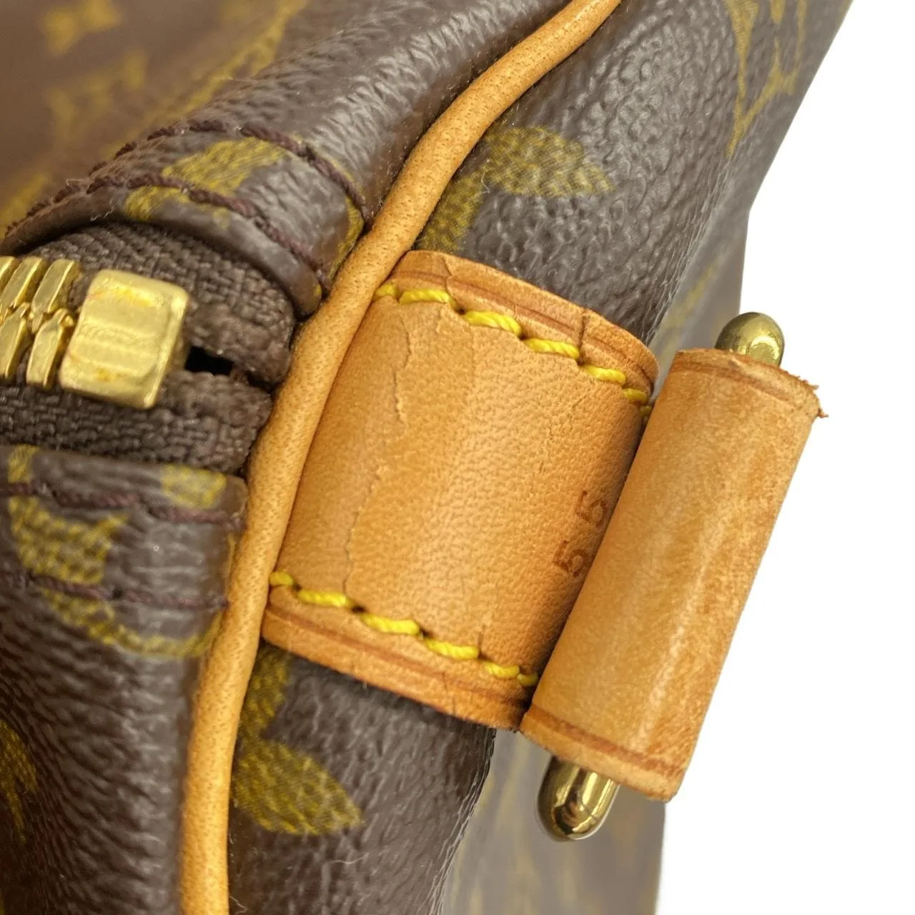 LOUIS VUITTON Keepall M41414 Boston Monogram 黑色 Monogram 中古品A - 縮圖 8